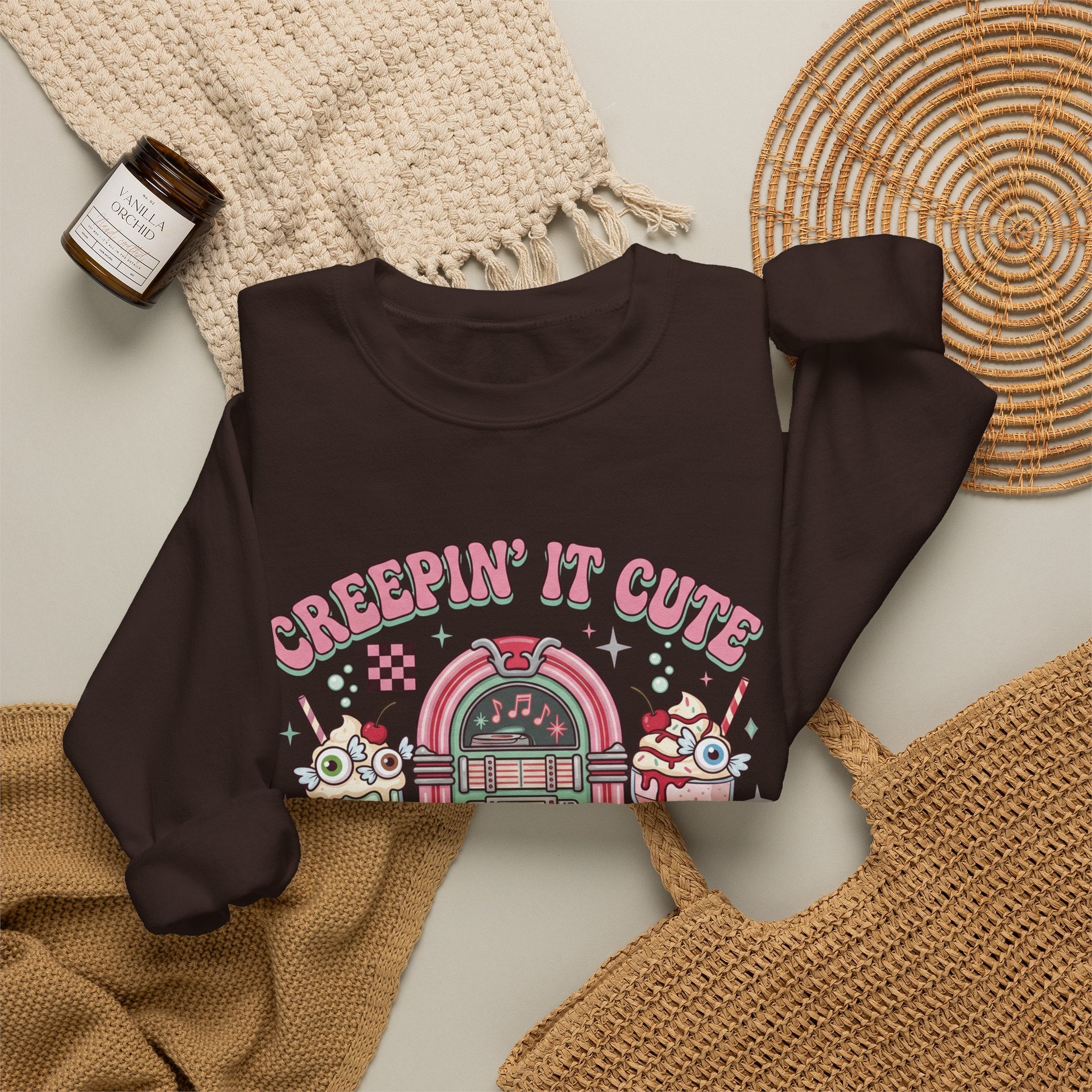 Creepin' It Cute Sweatshirt - Gildan