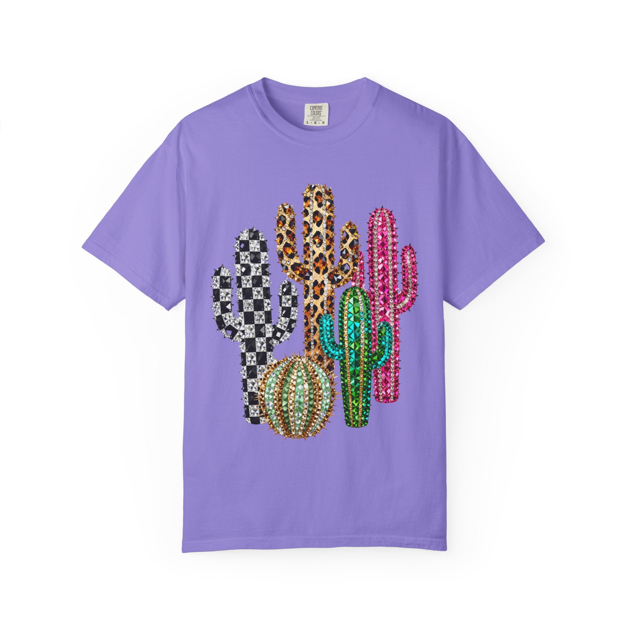 The Jeweled Cactus Tee - Comfort Colors