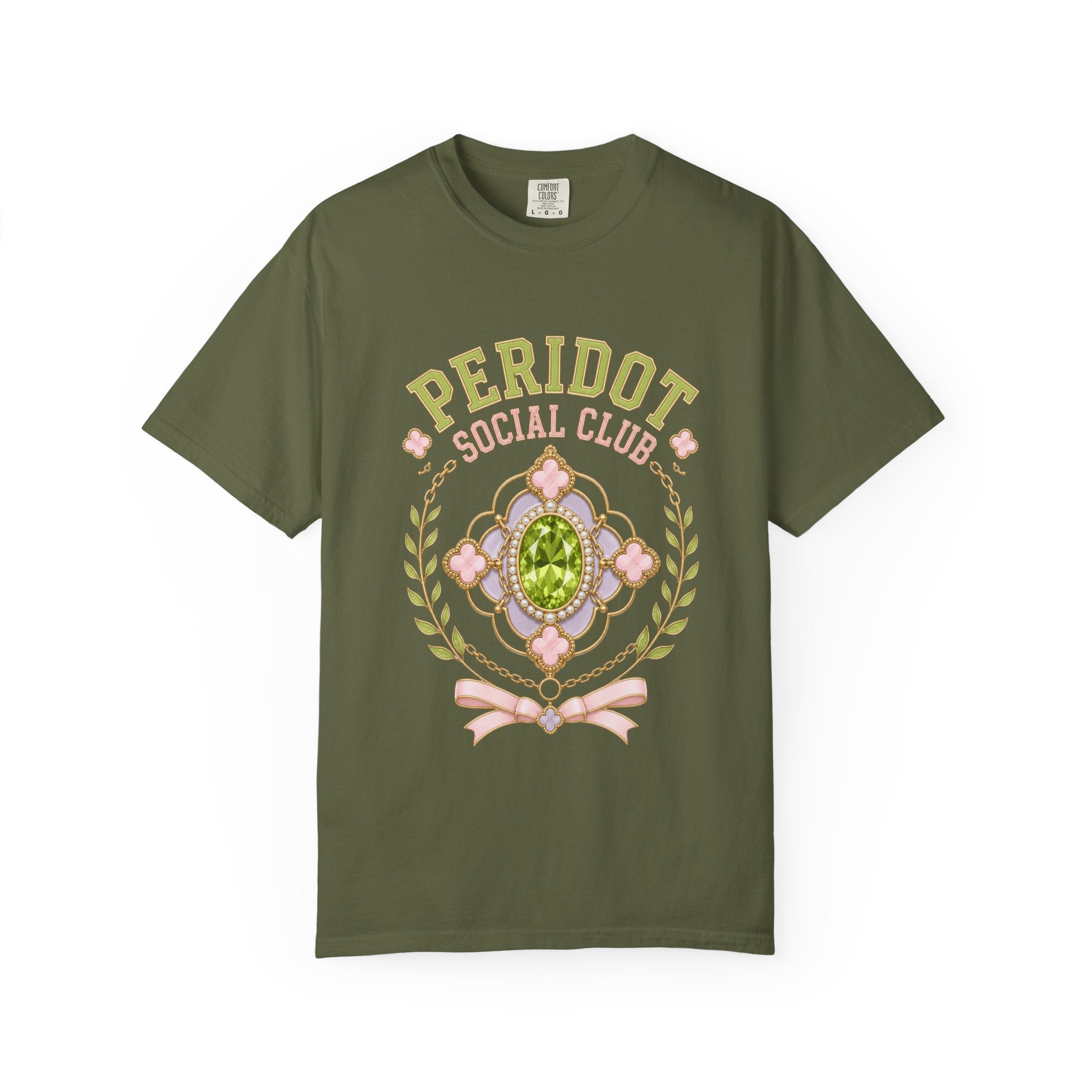 Peridot Social Club Tee - Comfort Colors