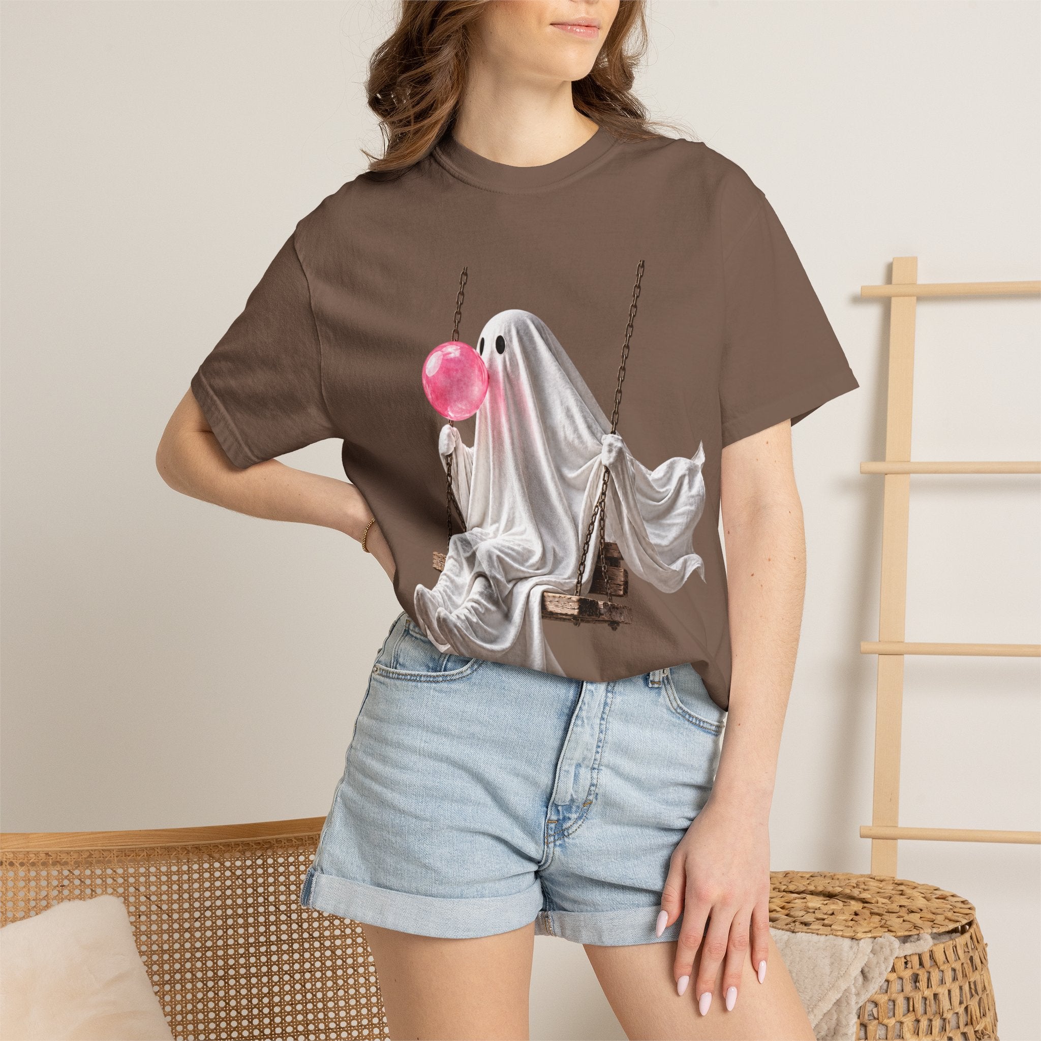 Bubblegum Ghost Tee - Comfort Colors