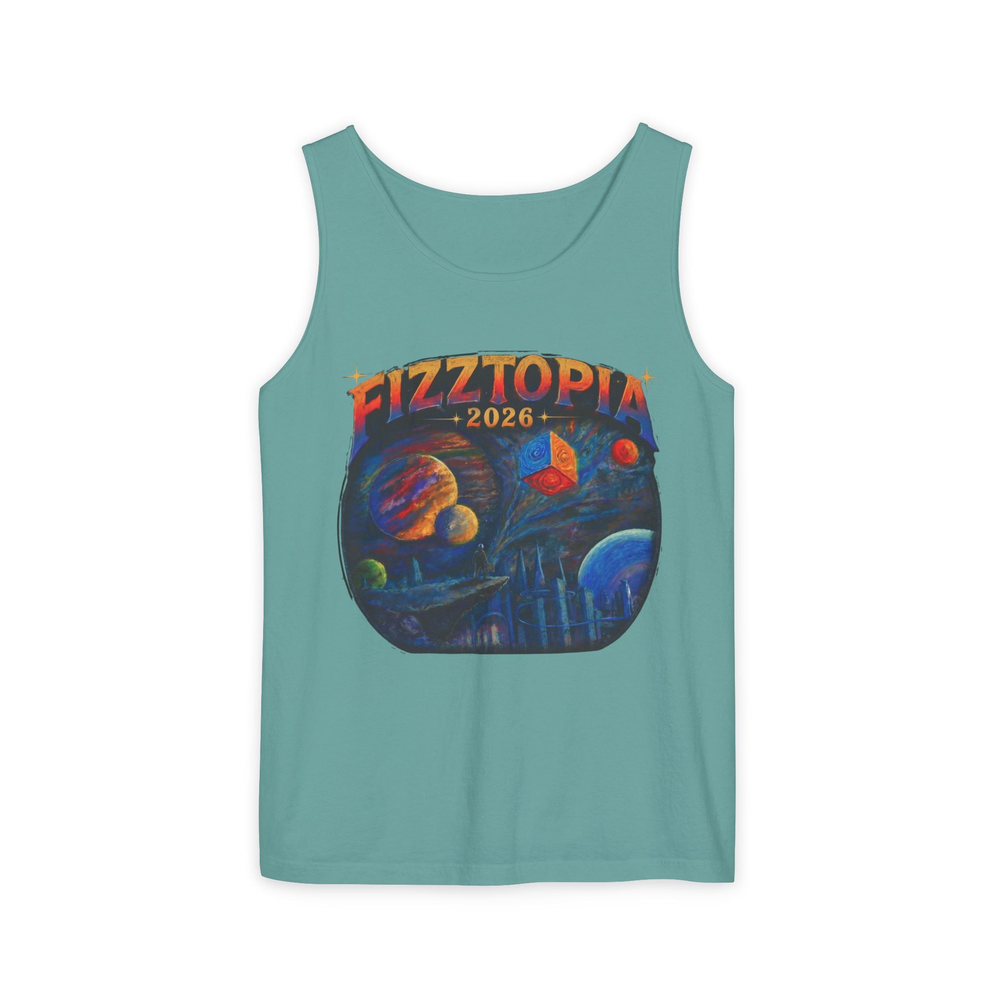 Daddy Ring Bomb's Fizztopia Galaxy Tank - Comfort Colors