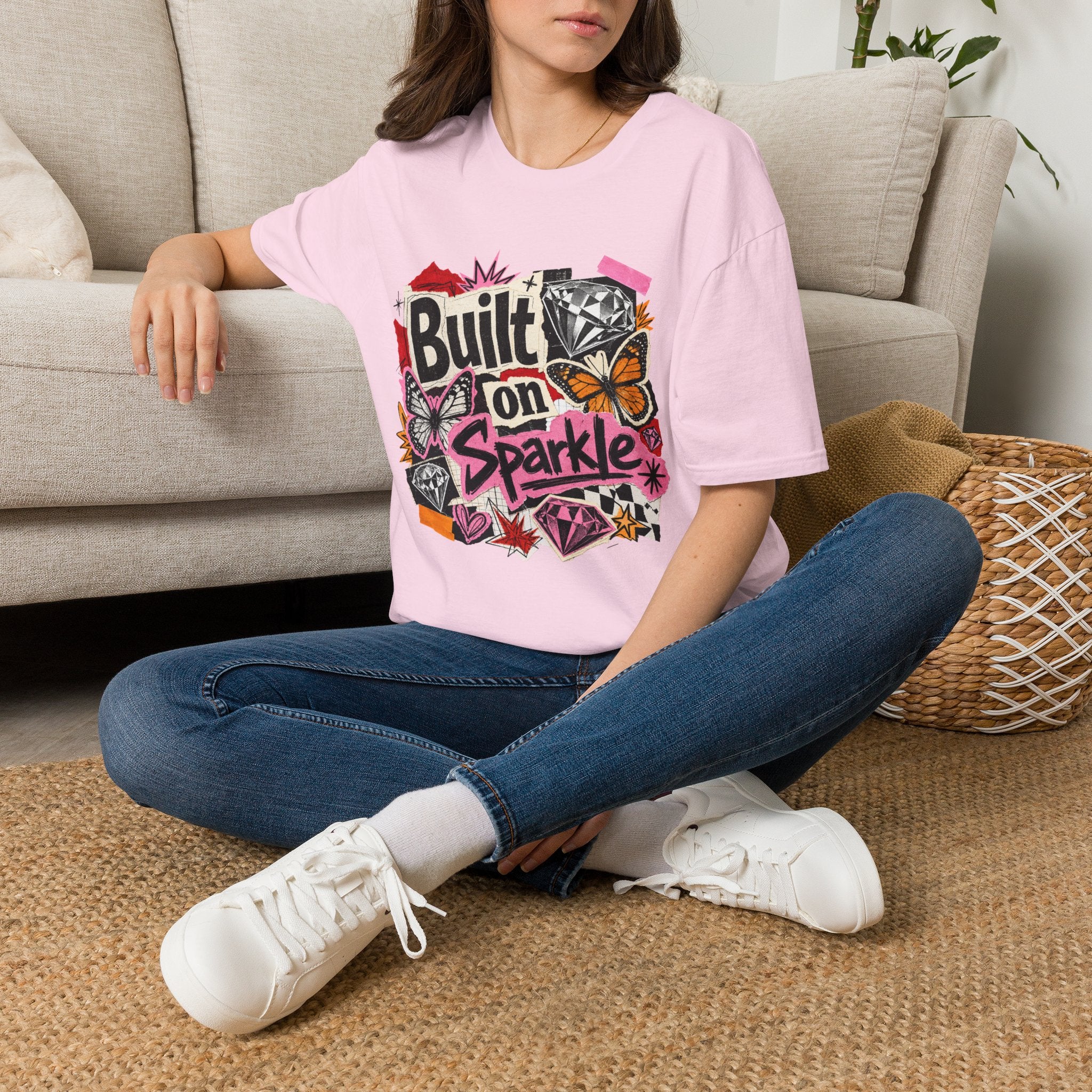 Built on Sparkle Tee - Gildan