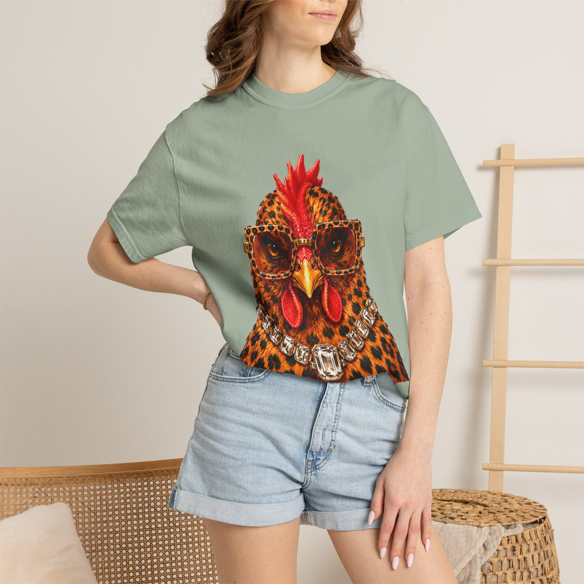 Sassy Chicken Tee - Comfort Colors