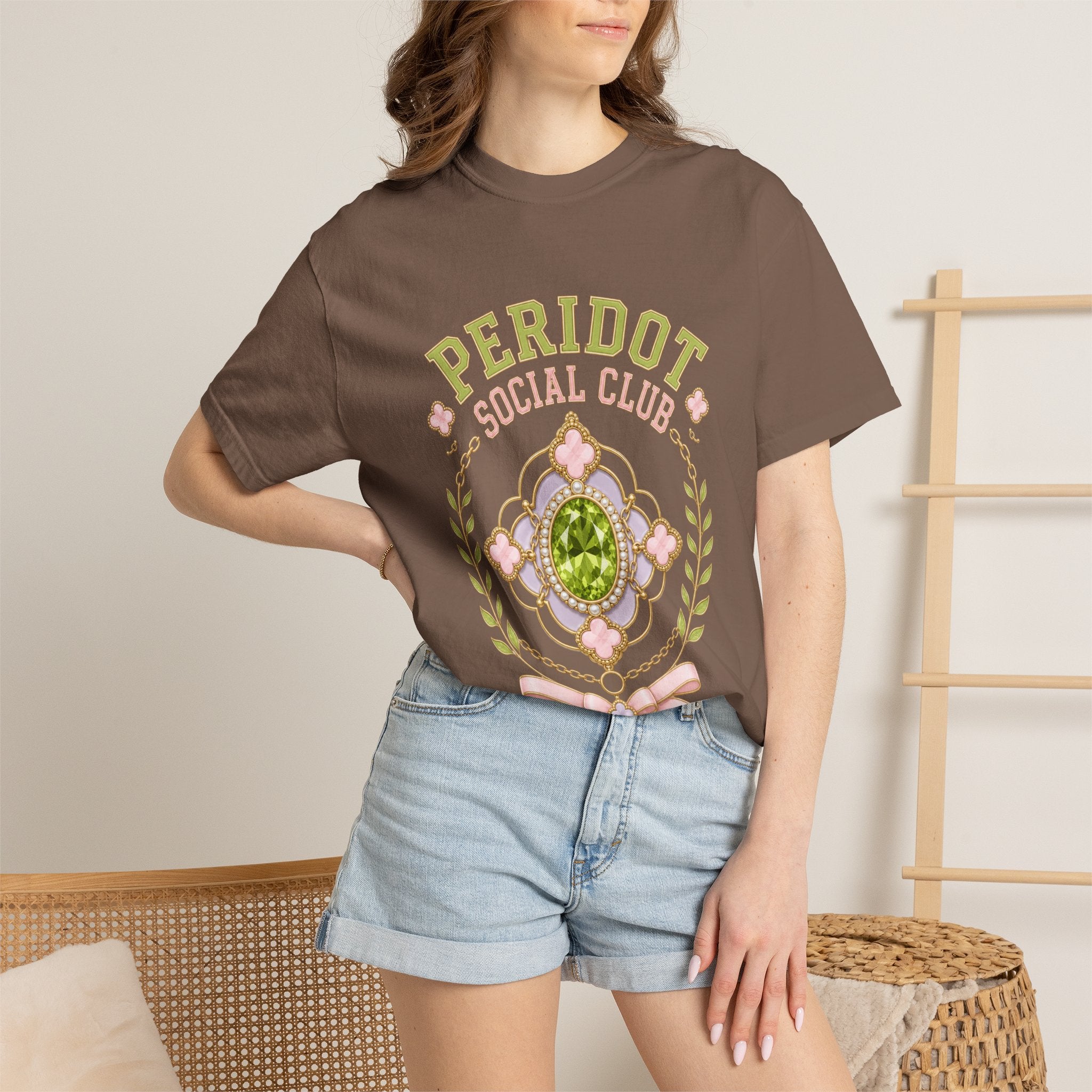 Peridot Social Club Tee - Comfort Colors