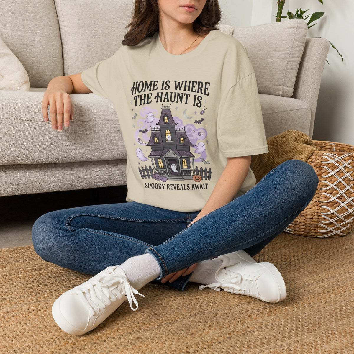 Home Is Where The Haunt Is Tee - Gildan