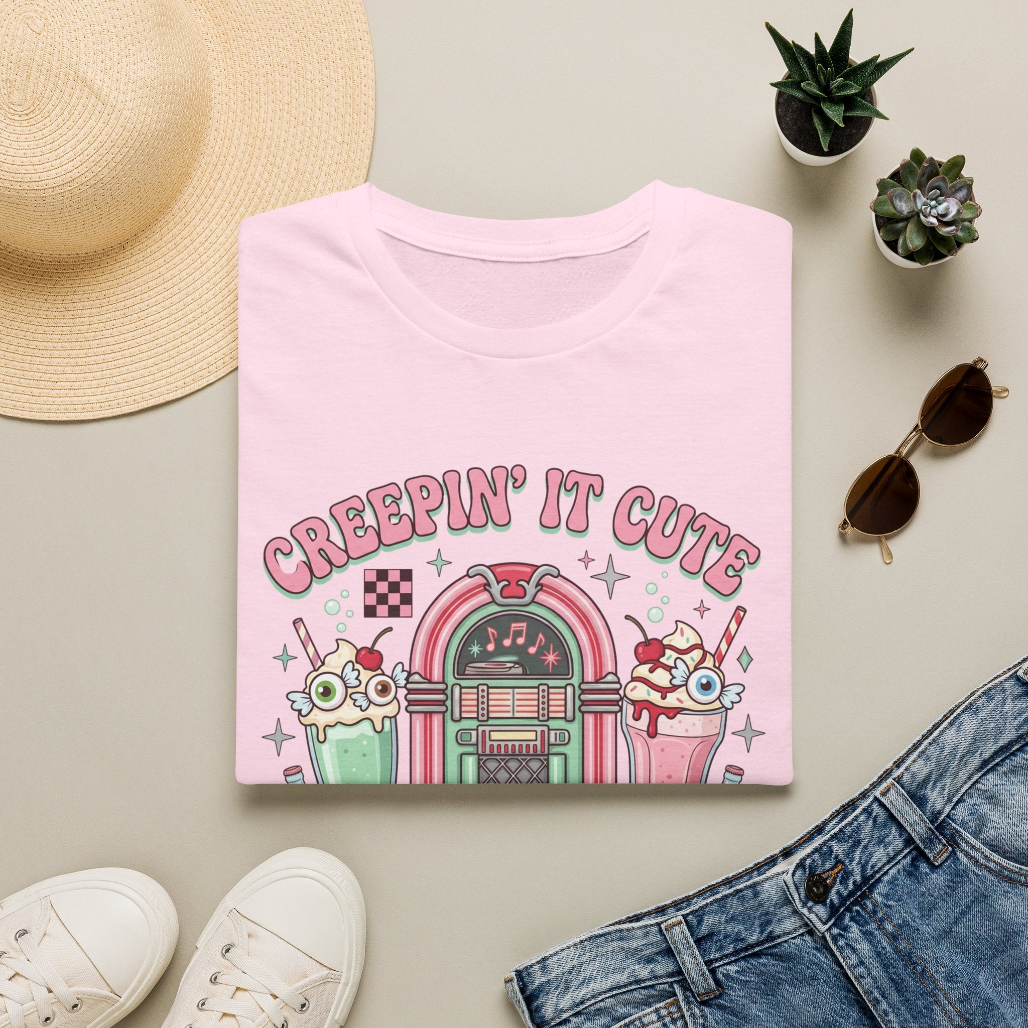 Creepin' It Cute Tee - Gildan