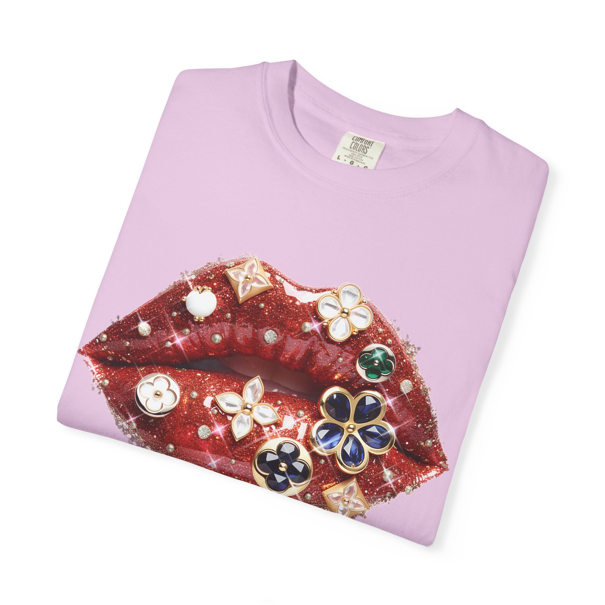Jewel Lips Tee - Comfort Colors