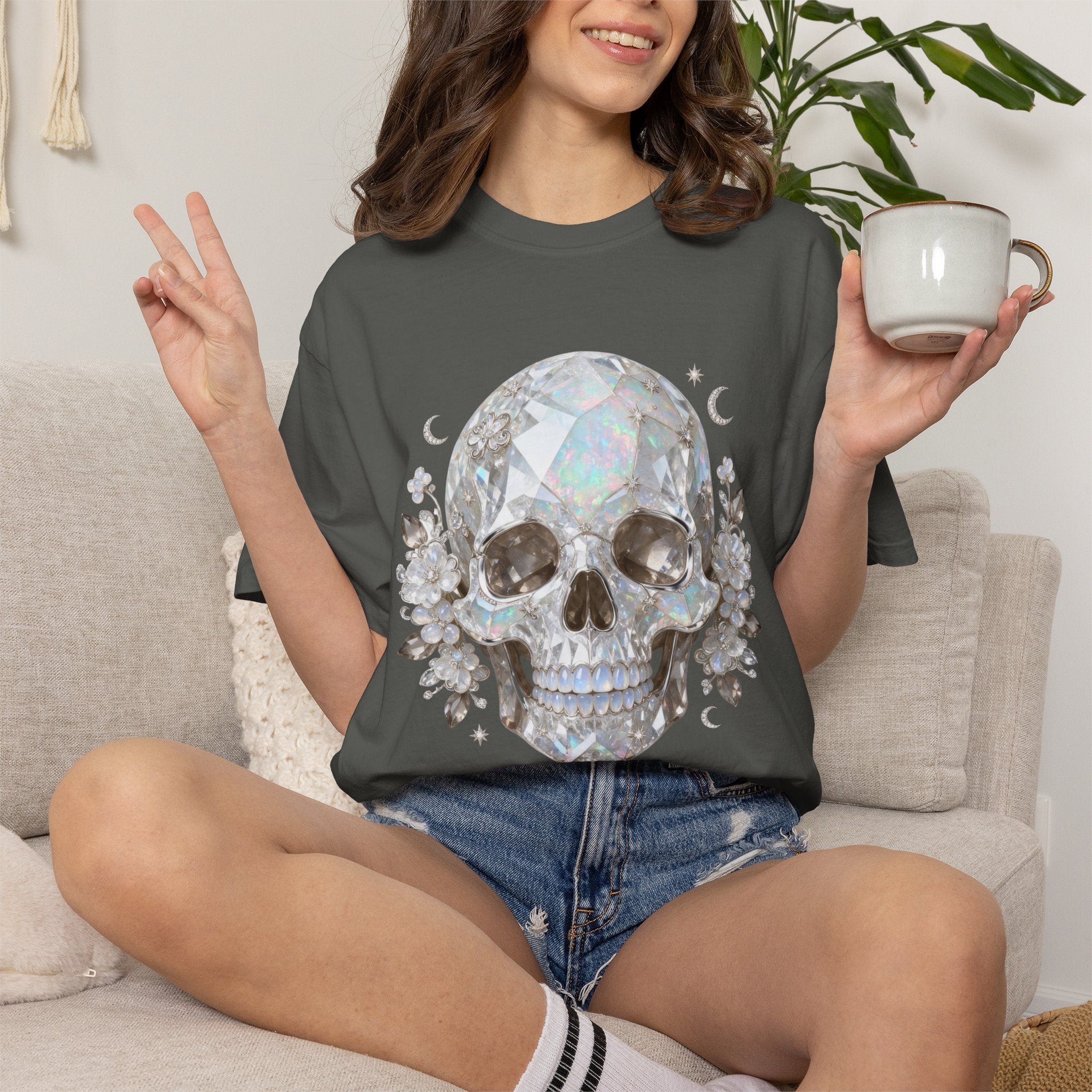 Moonstone Skull Tee - Comfort Colors