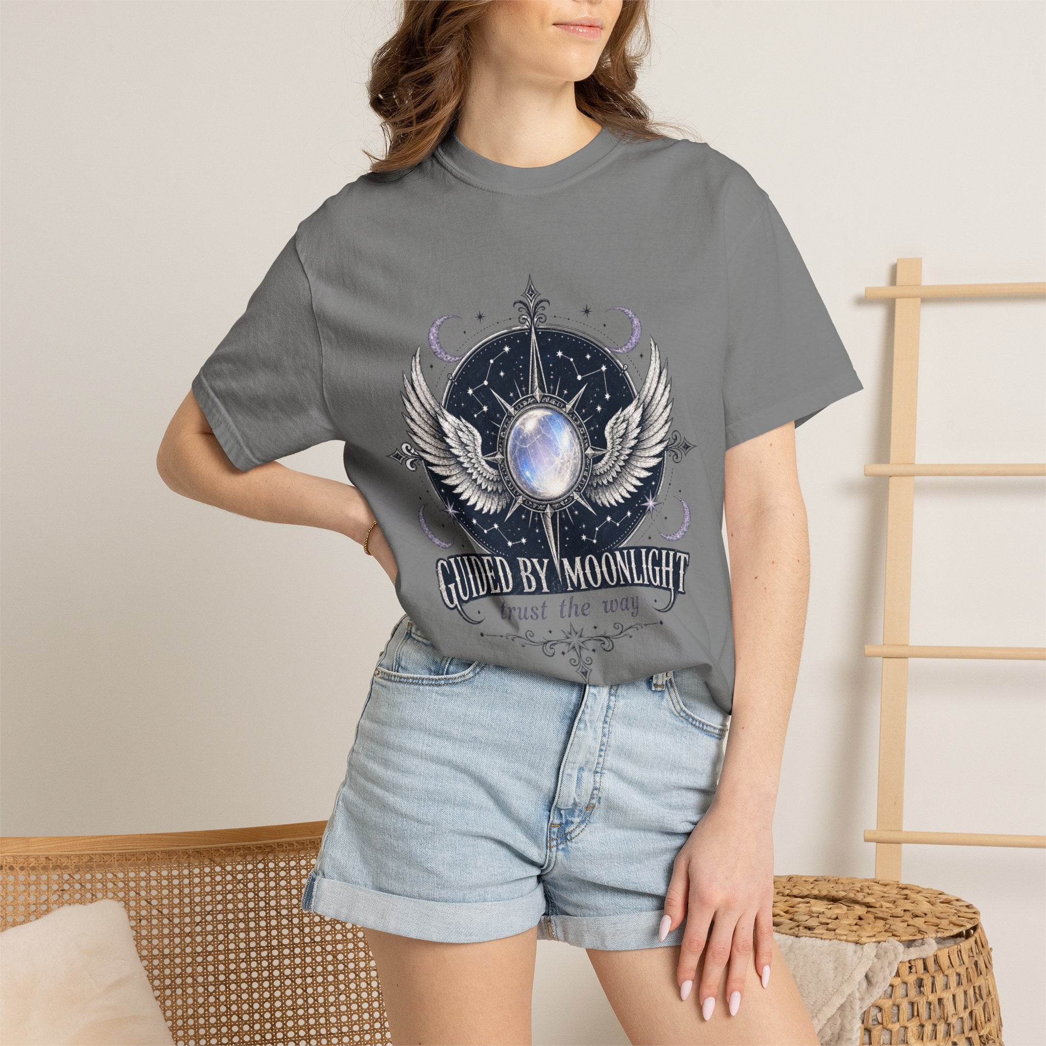 Guided by Moonlight Tee - Comfort Colors