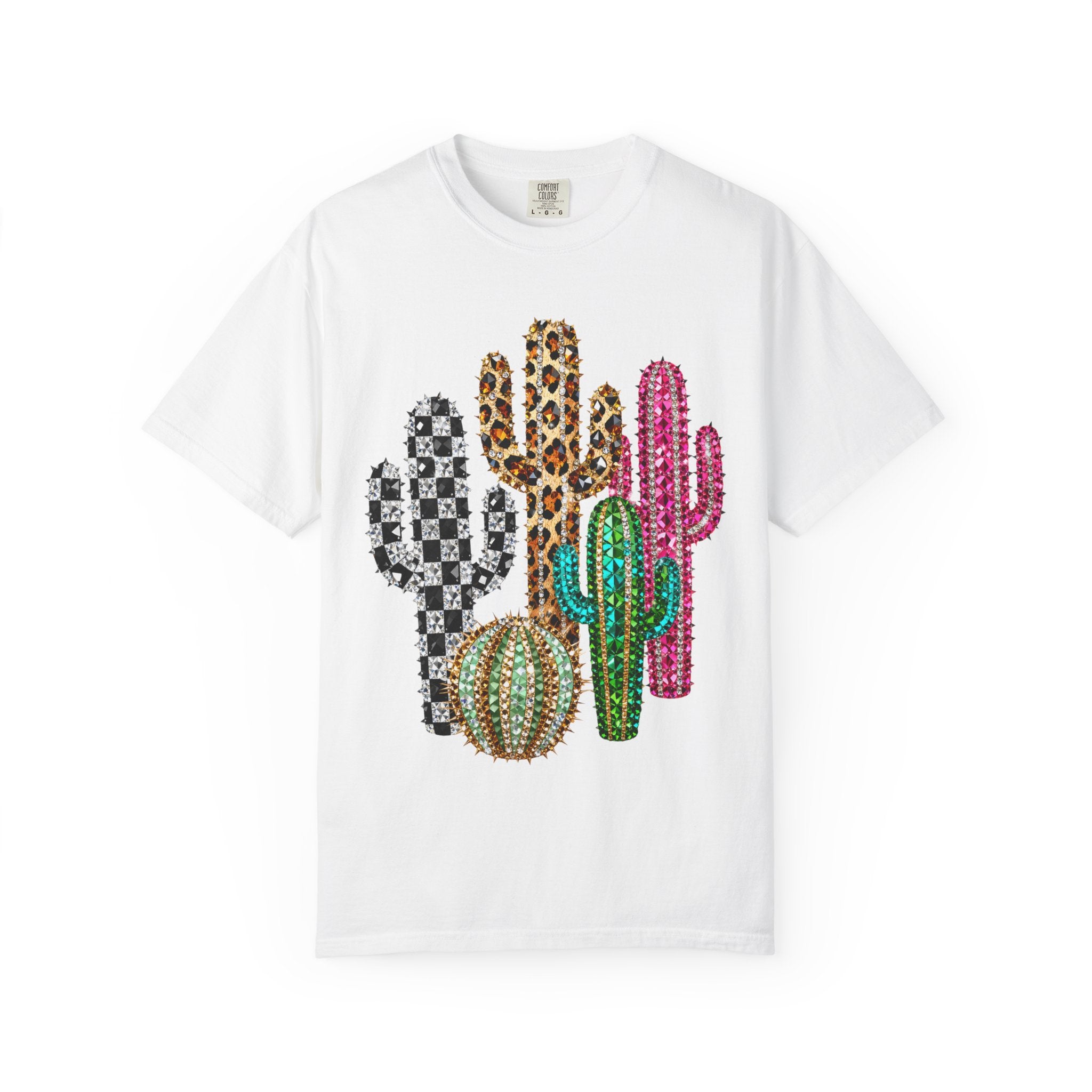The Jeweled Cactus Tee - Comfort Colors