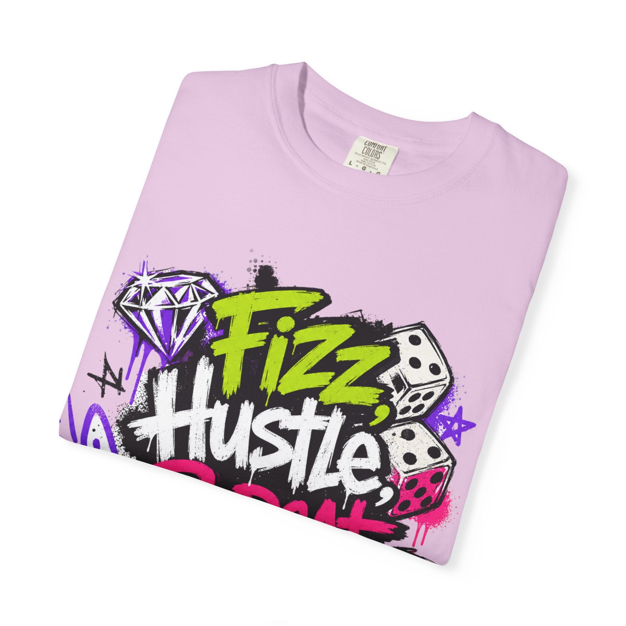 Fizz Hustle Repeat Tee - Comfort Colors