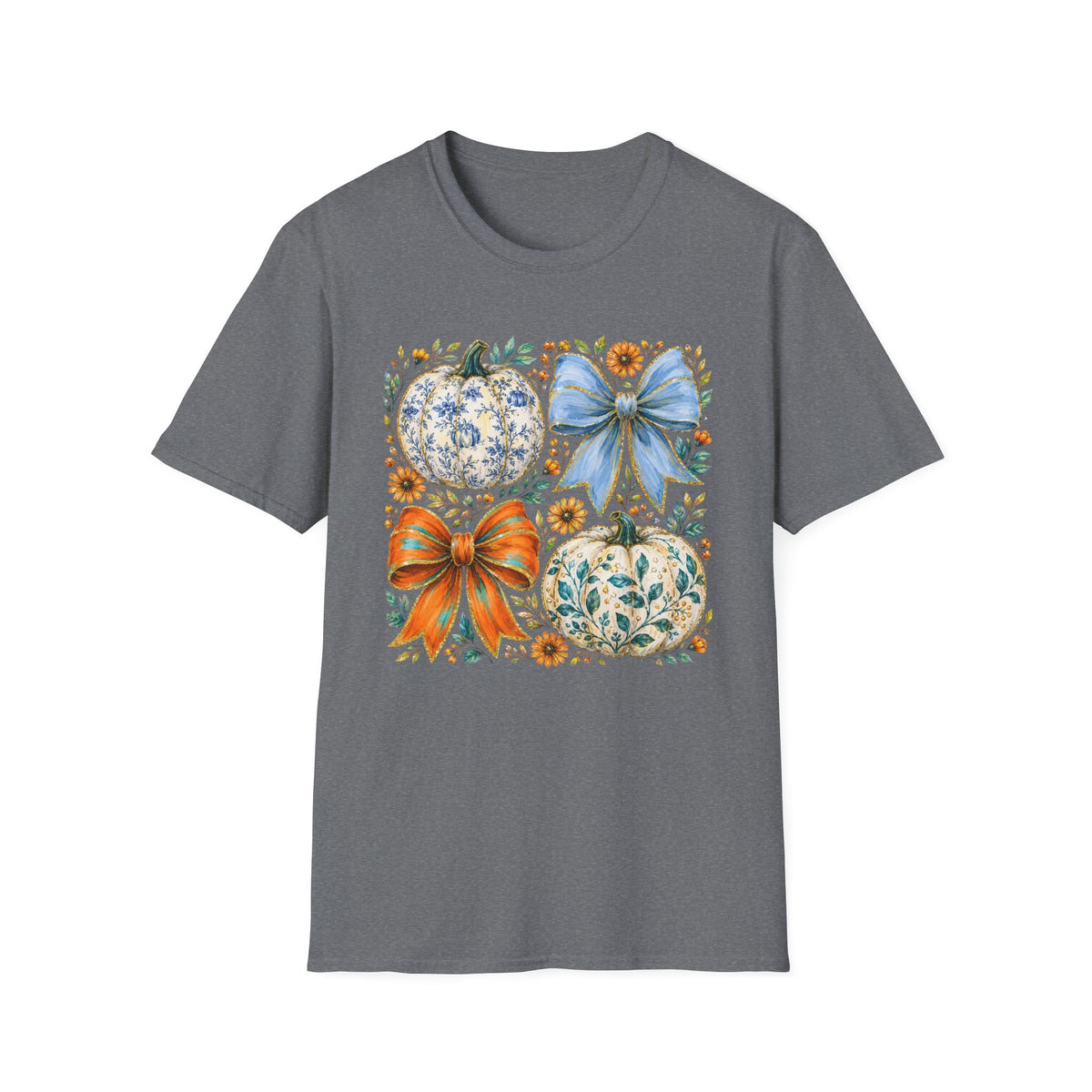 Pumpkin Bows Tee - Gildan