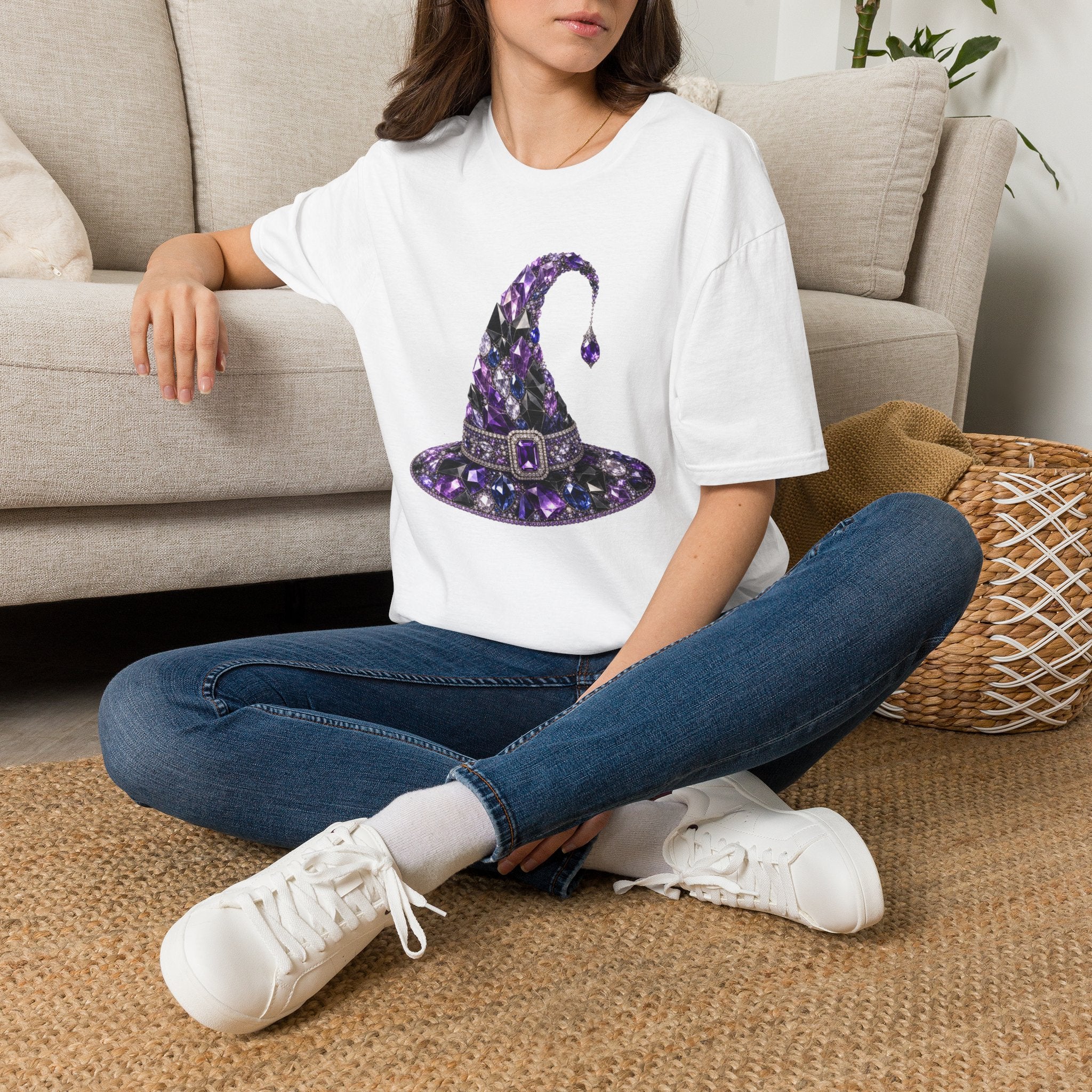 The Jeweled Witches Hat Tee - Gildan