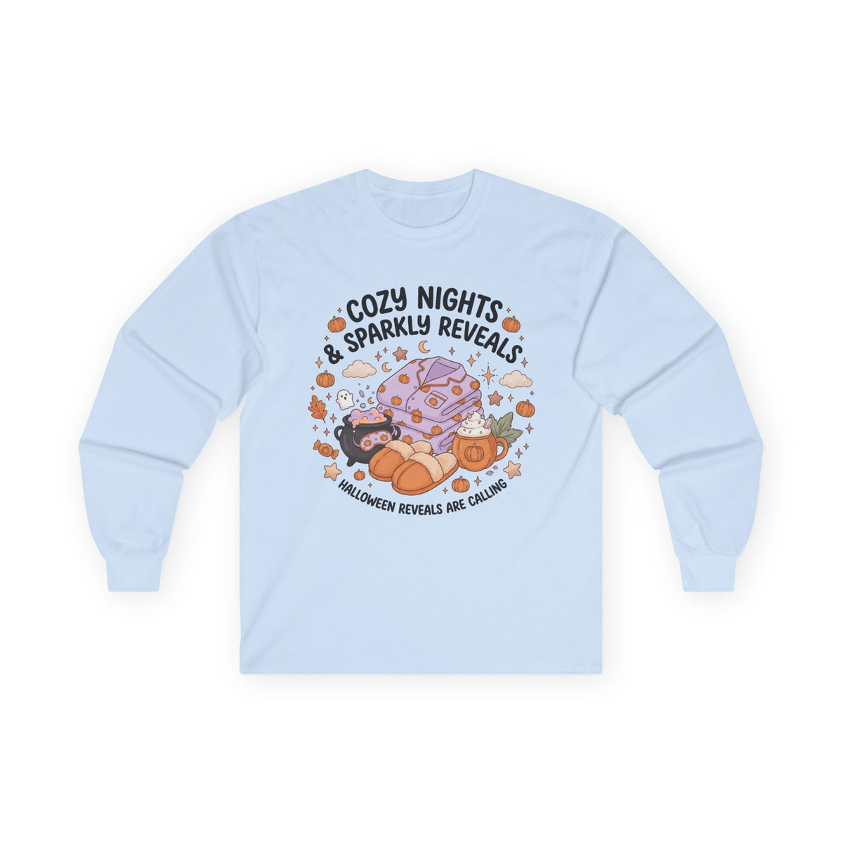 Cozy Nights Long Sleeve Tee - Gildan