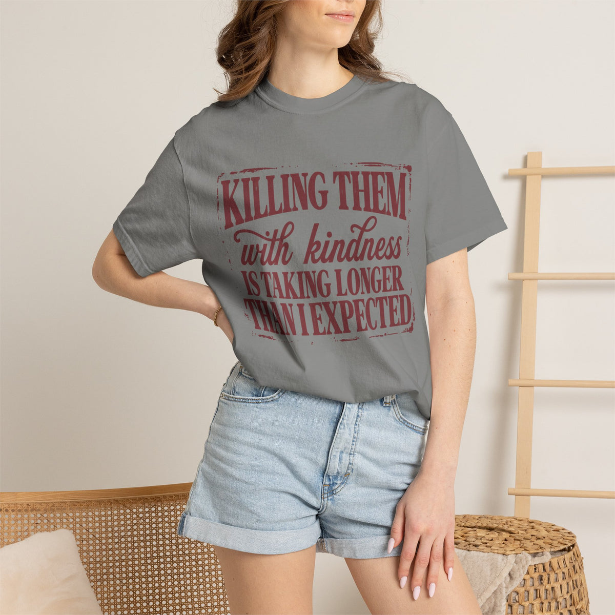 Killing Them With Kindness Tee - Comfort Colors