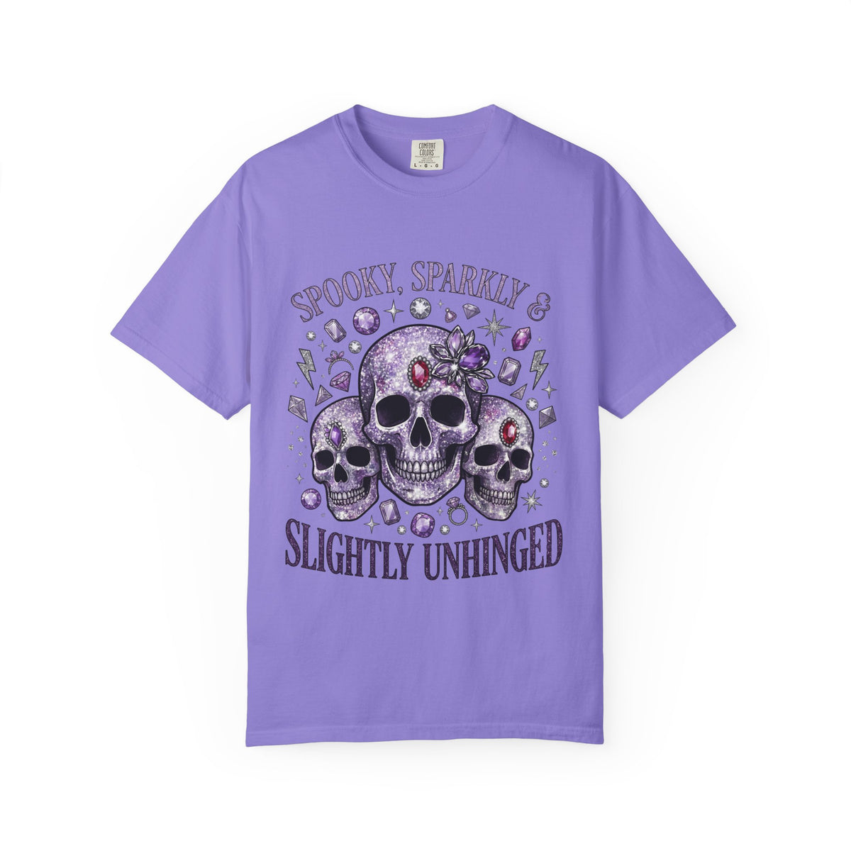 Spooky and Sparkly Tee - Comfort Colors