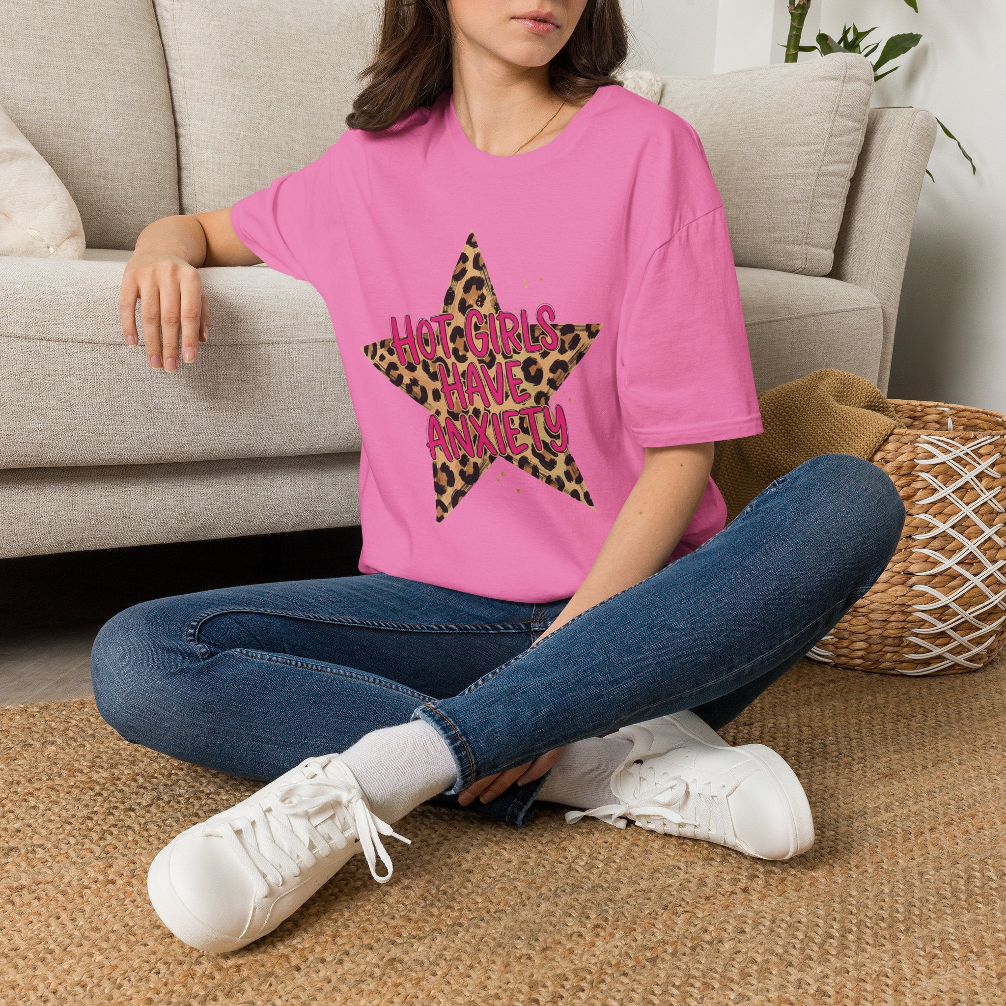 Hot Girls Have Anxiety Tee- Gildan