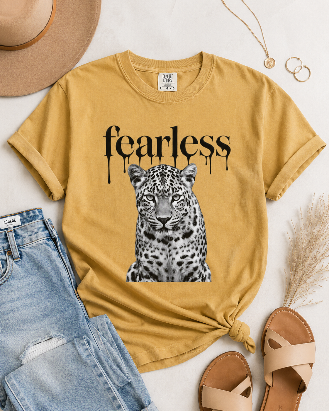 Fearless Drip Tee - Comfort Colors
