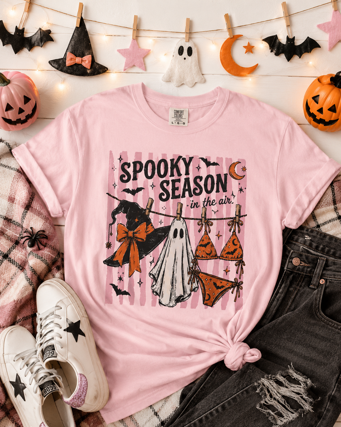 Spooky Season In The Air Tee - Comfort Colors