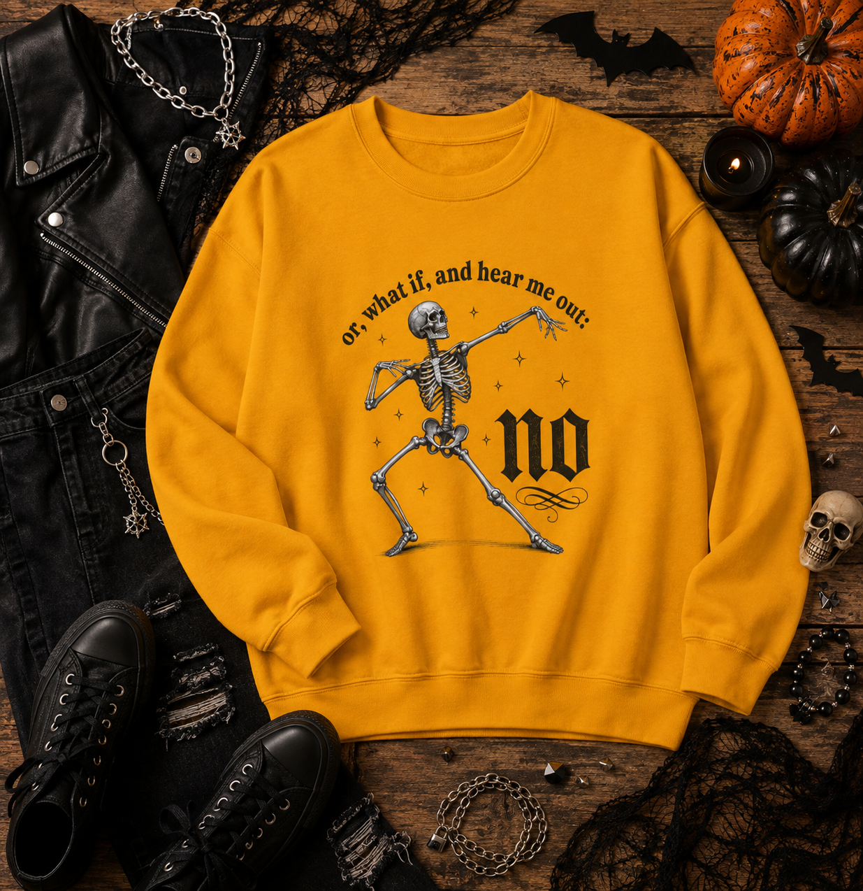 Or What If And Hear Me Out Sweatshirt - Gildan