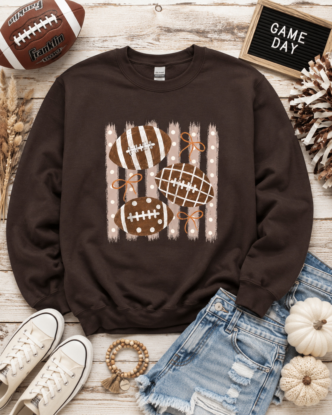 Football Time Sweatshirt - Gildan