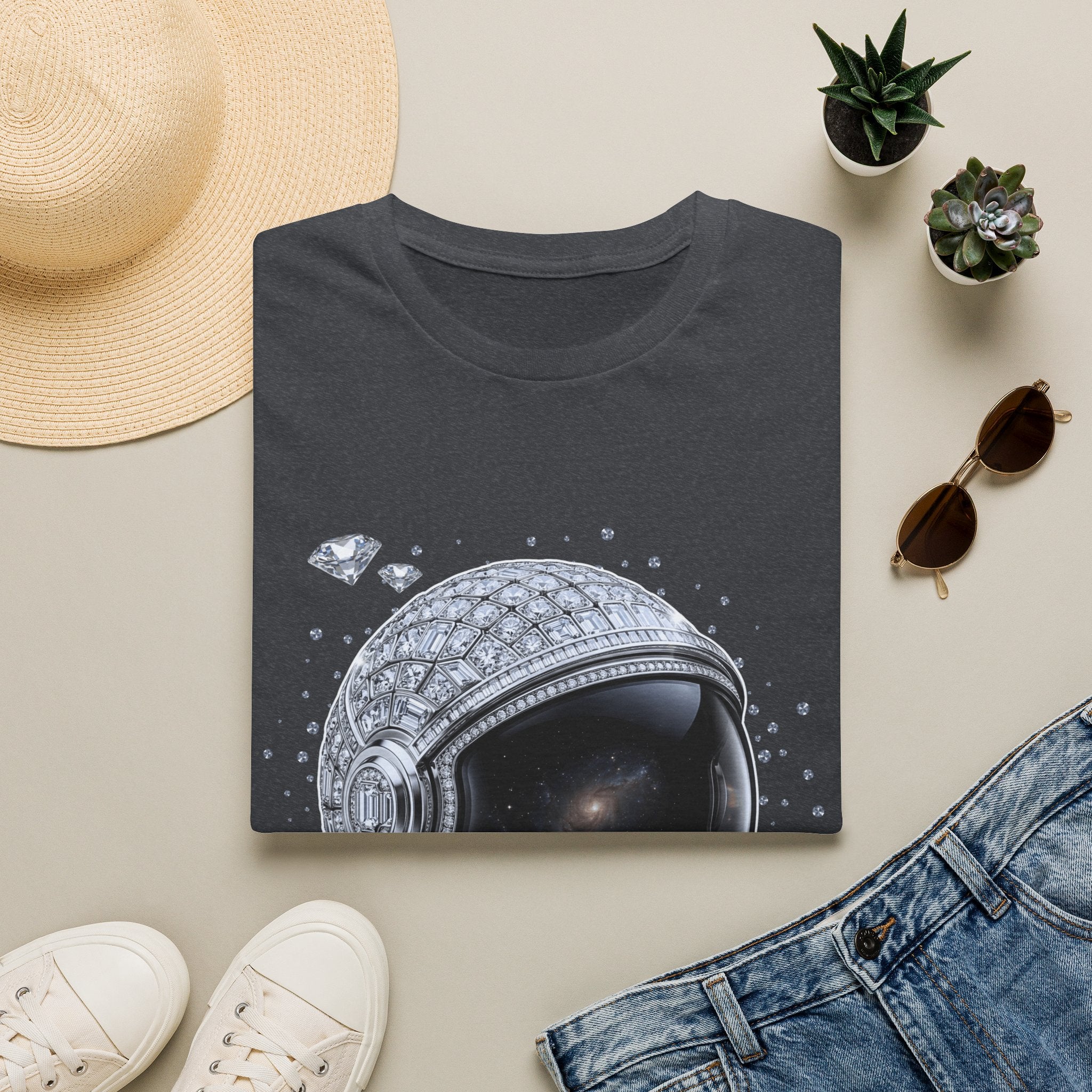 Sparkle Astronaut Tee - Gildan
