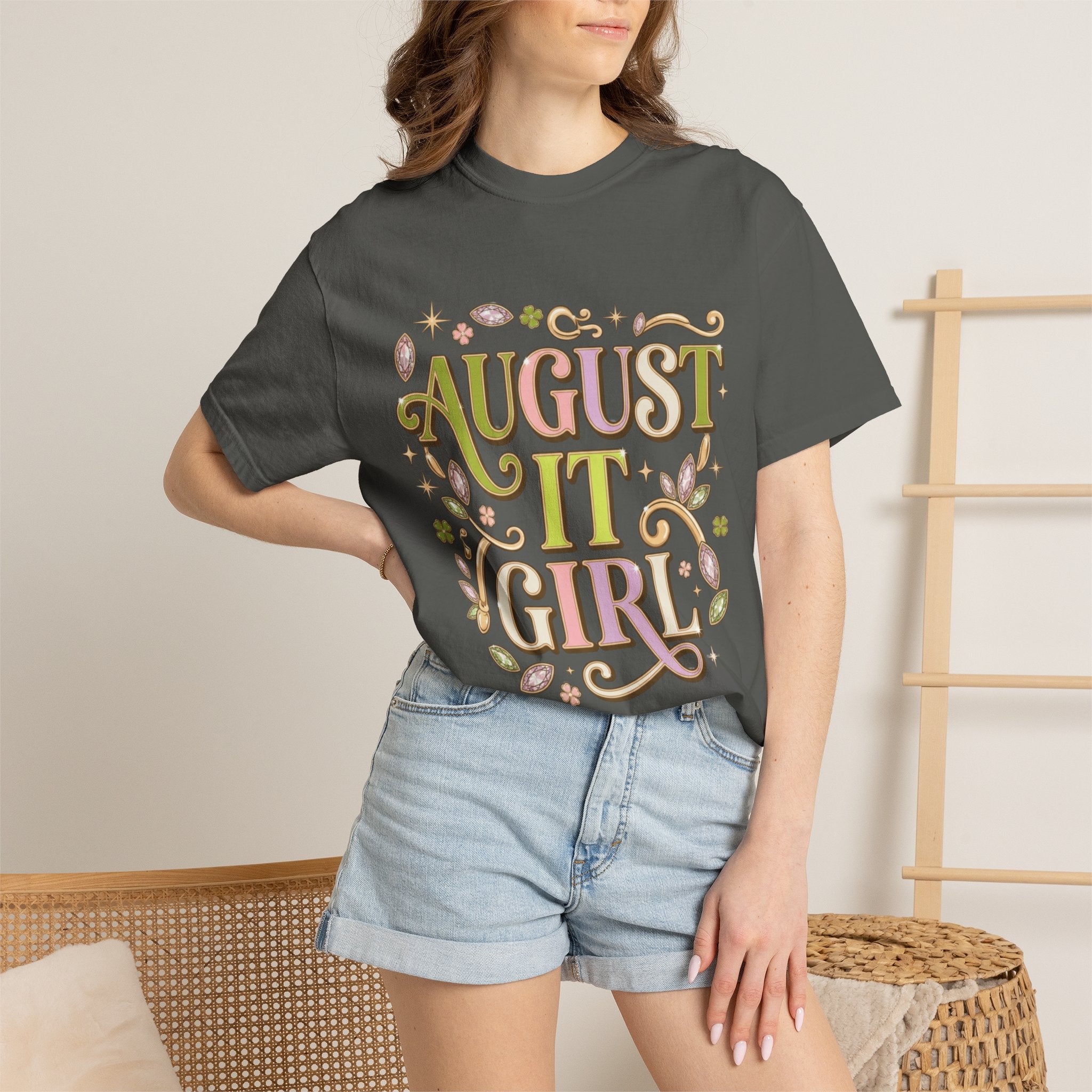 August It Girl Tee - Comfort Colors