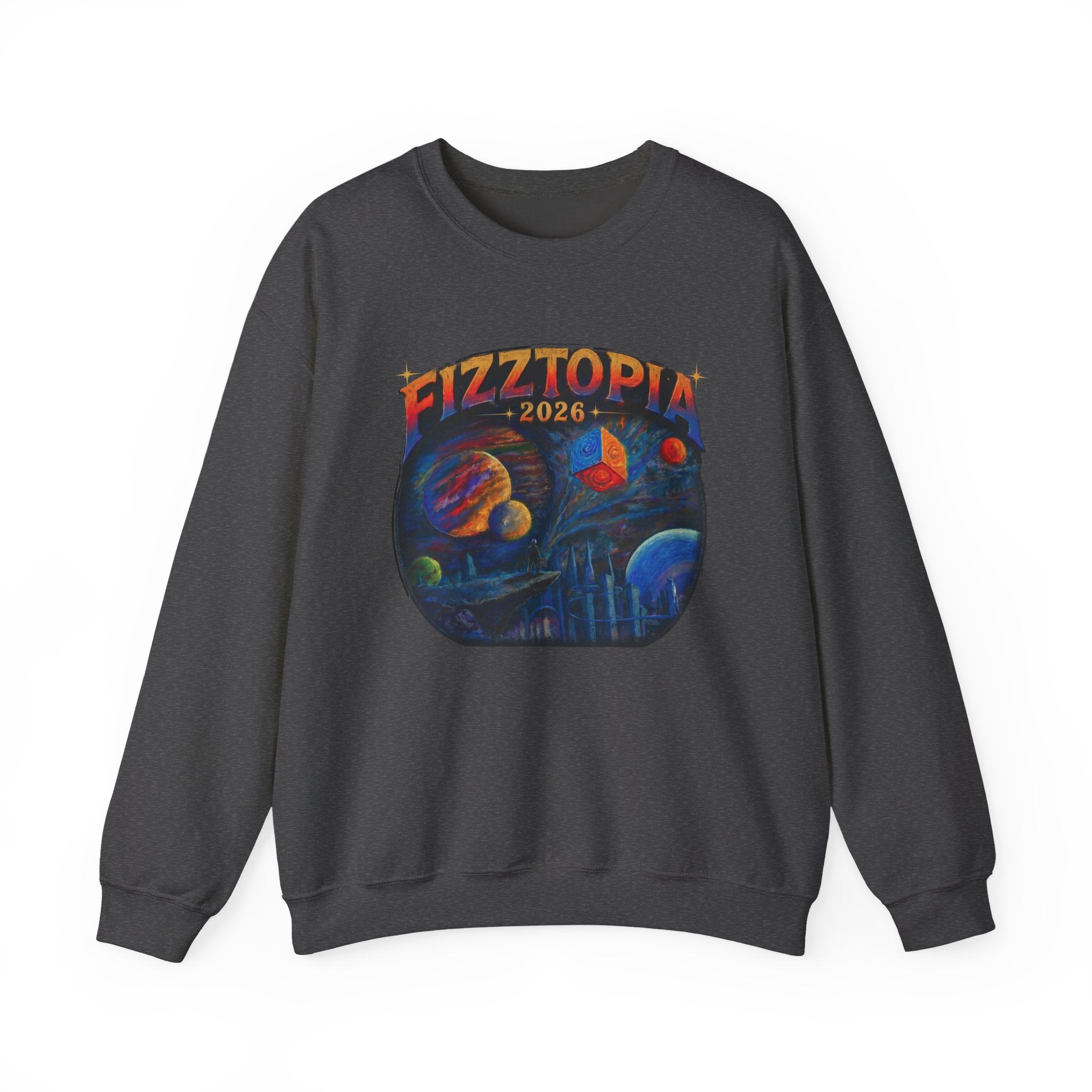 Daddy Ring Bomb's Fizztopia Galaxy Sweatshirt - Gildan