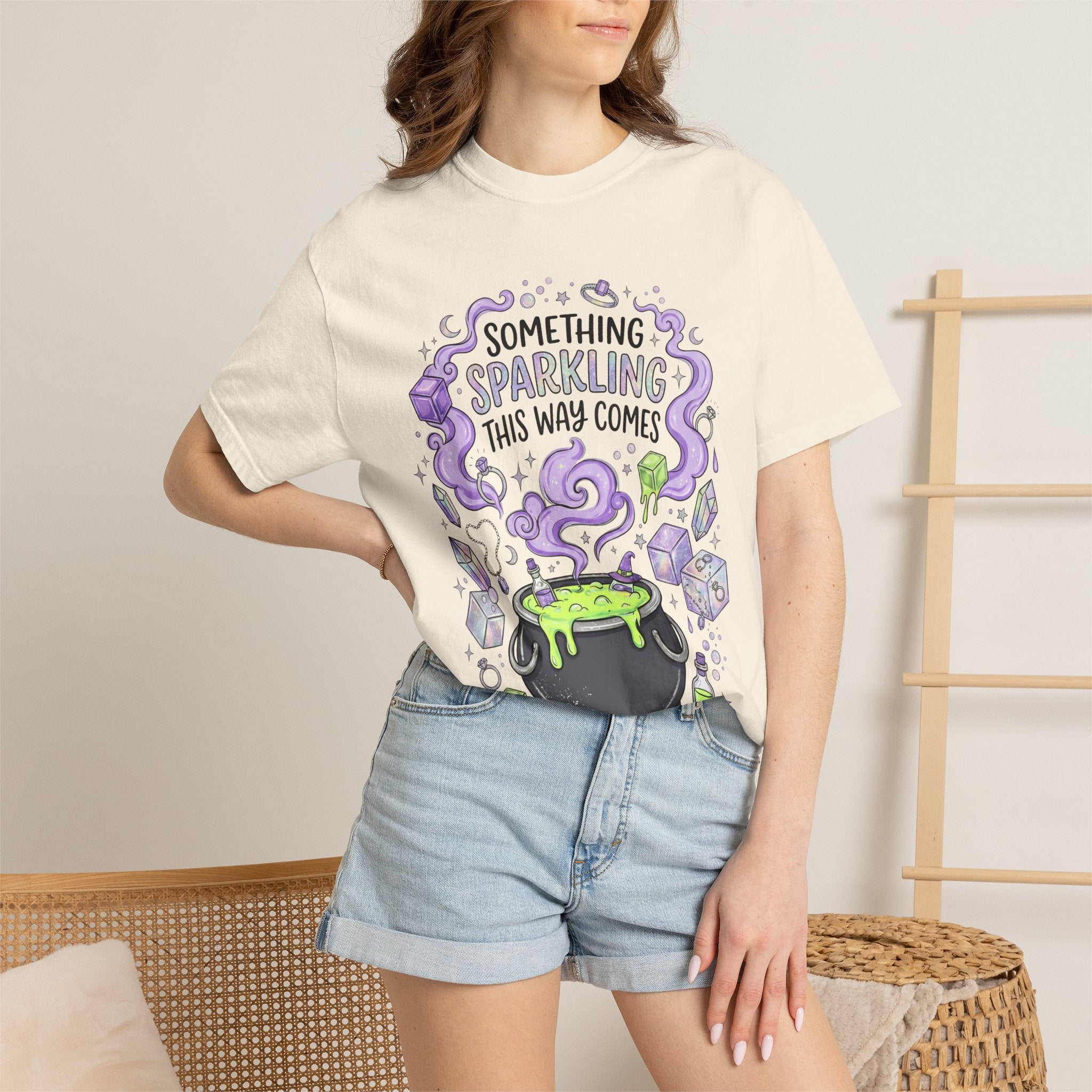 The Spooky Cauldron Tee - Comfort Colors