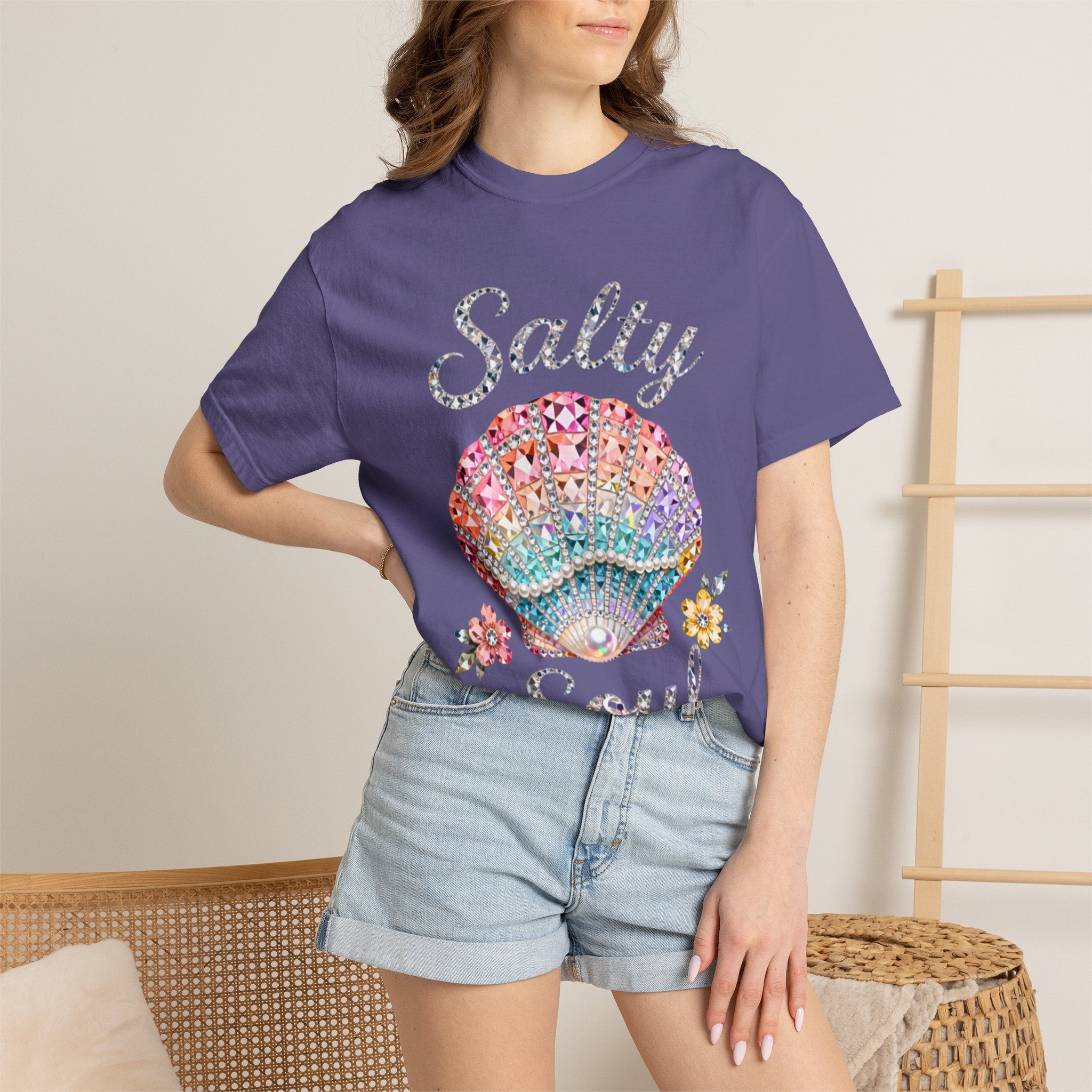Salty Soul Jewel Tee - Comfort Colors