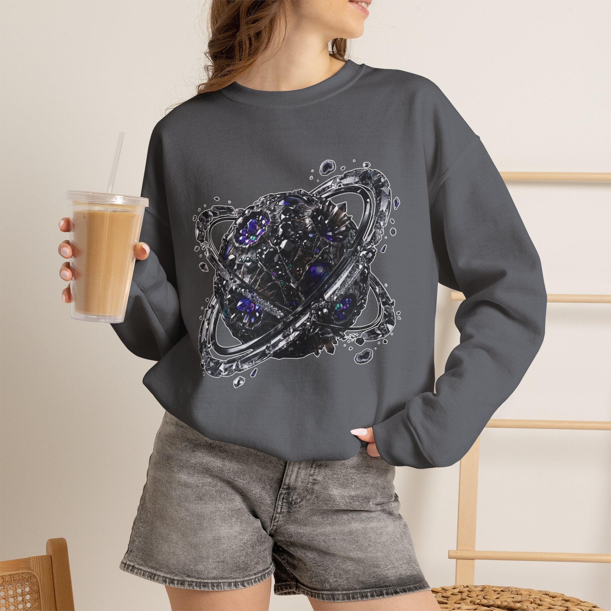 Galactic Planet Sweatshirt - Gildan