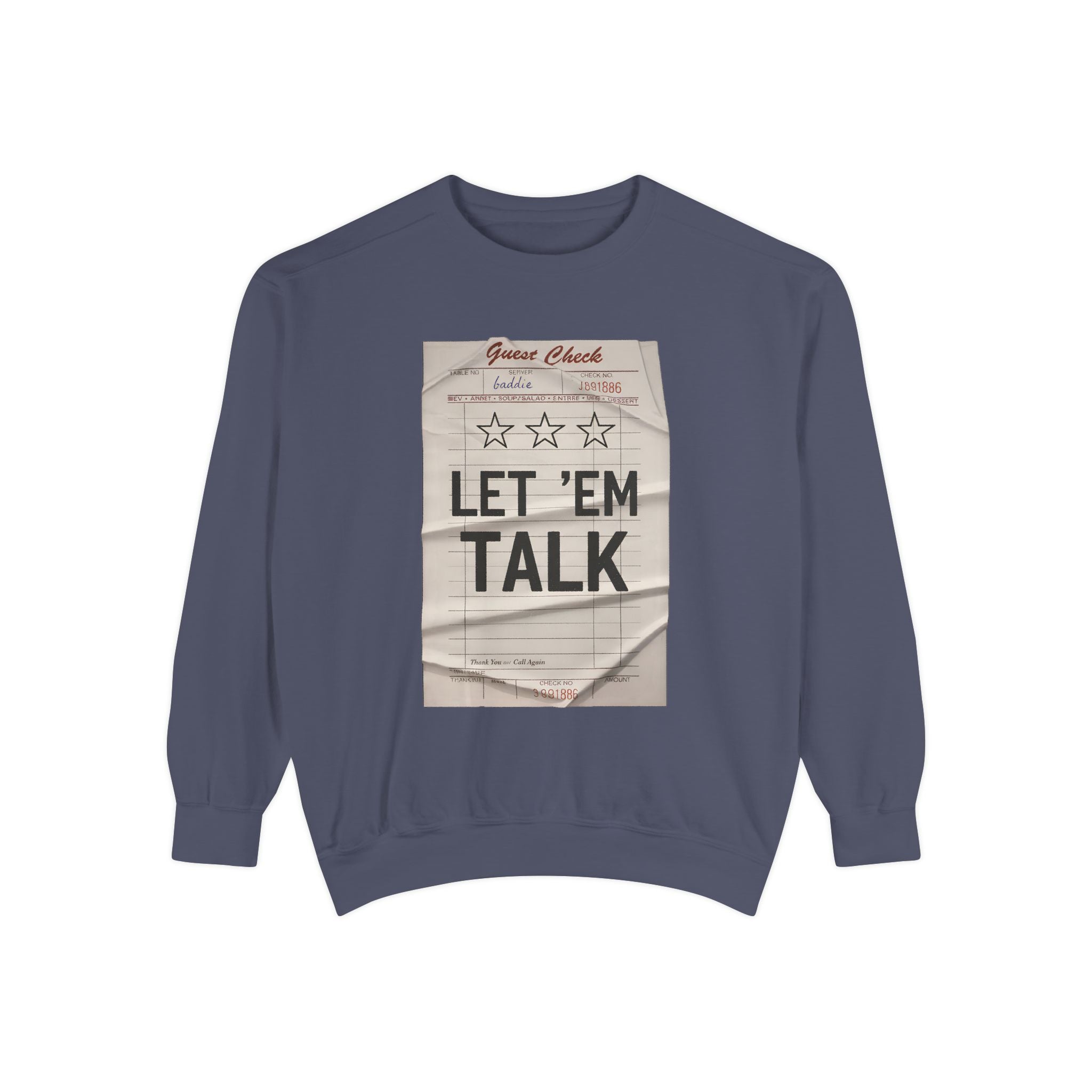 Let 'Em Talk Sweatshirt – Vintage Poster Graphic Crewneck Comfort Colors