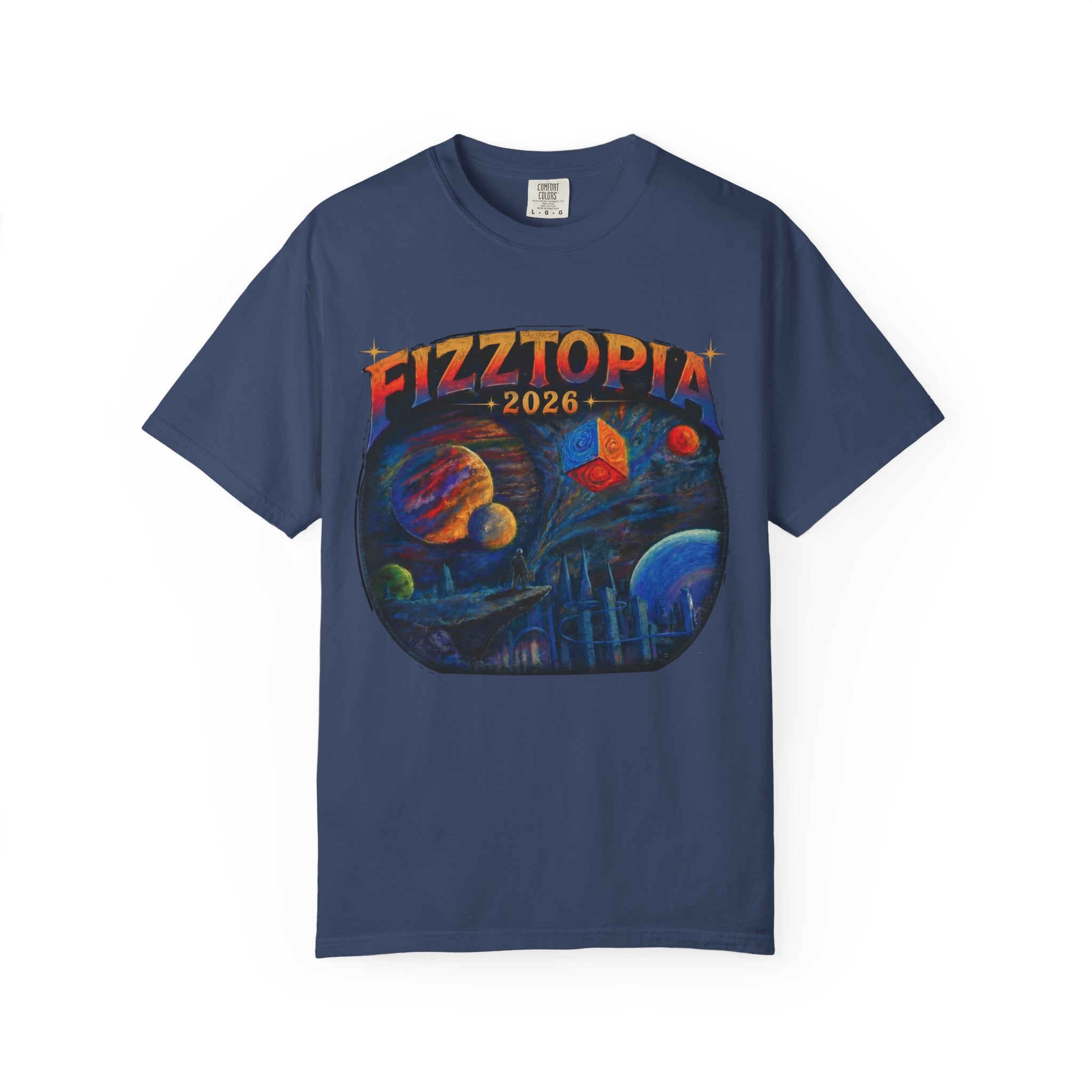 Daddy Ring Bomb's Fizztopia Galaxy Shirt - Comfort Colors
