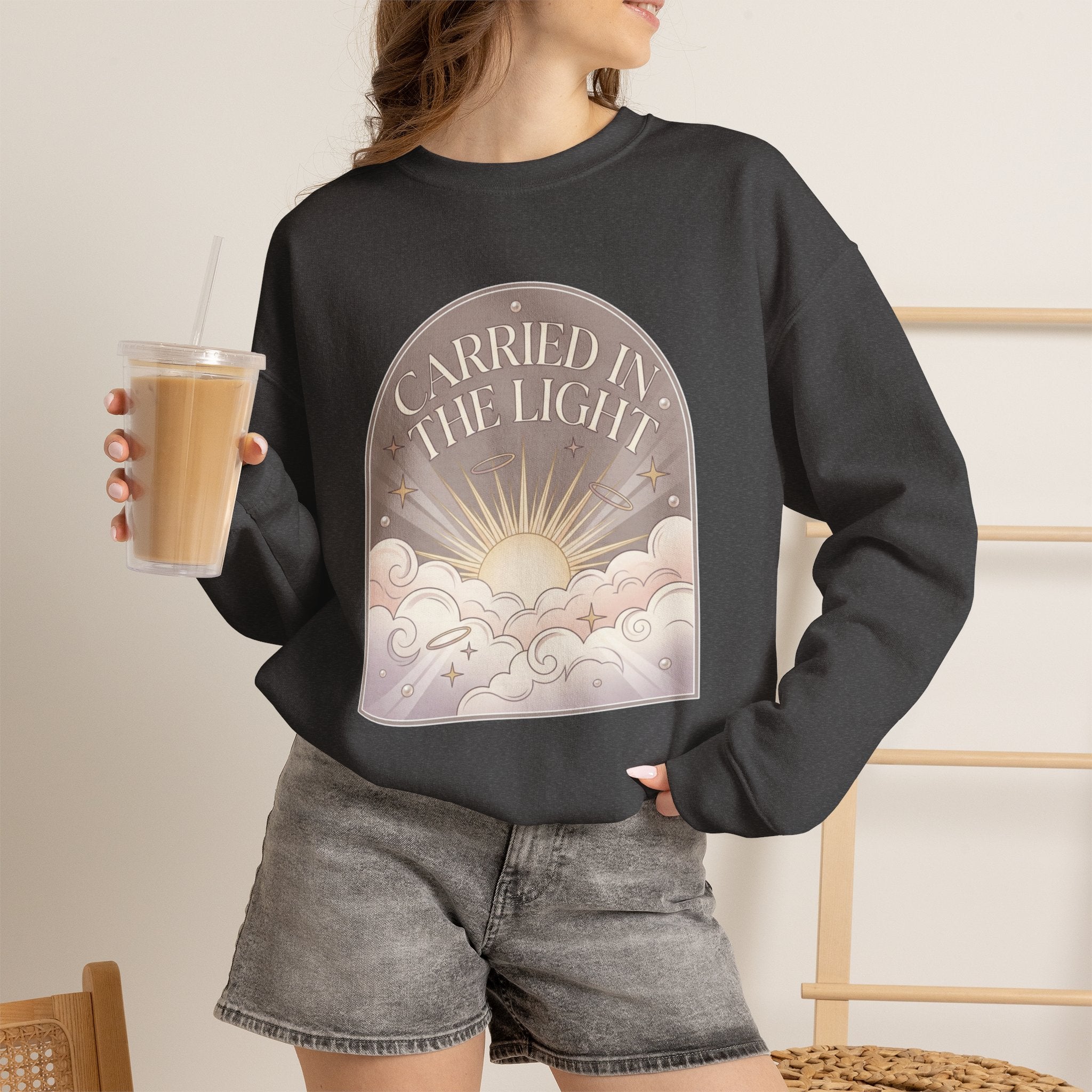 Carried In The Light Sweatshirt - Gildan