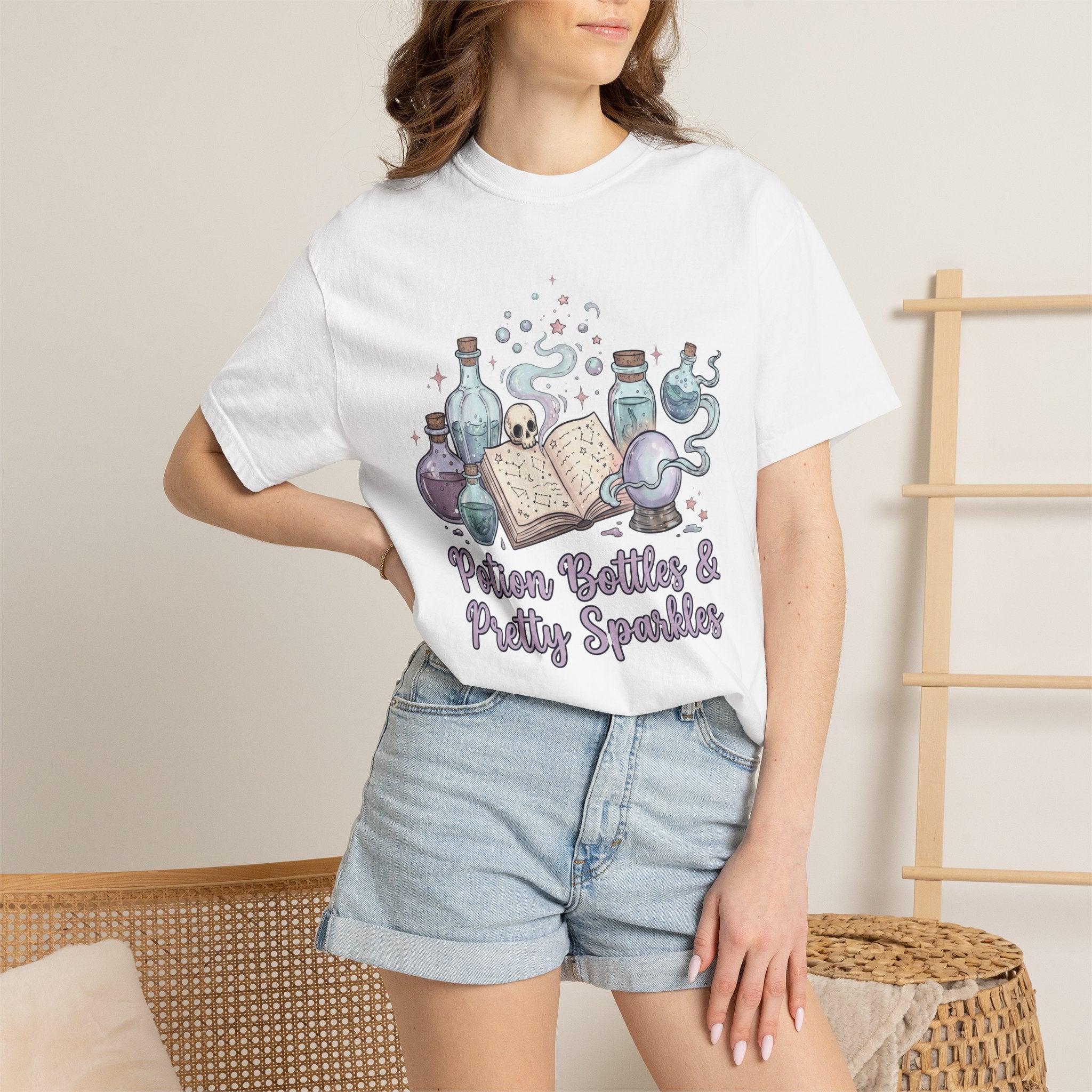 Potion Bottles and Pretty Sparkles Tee - Comfort Colors