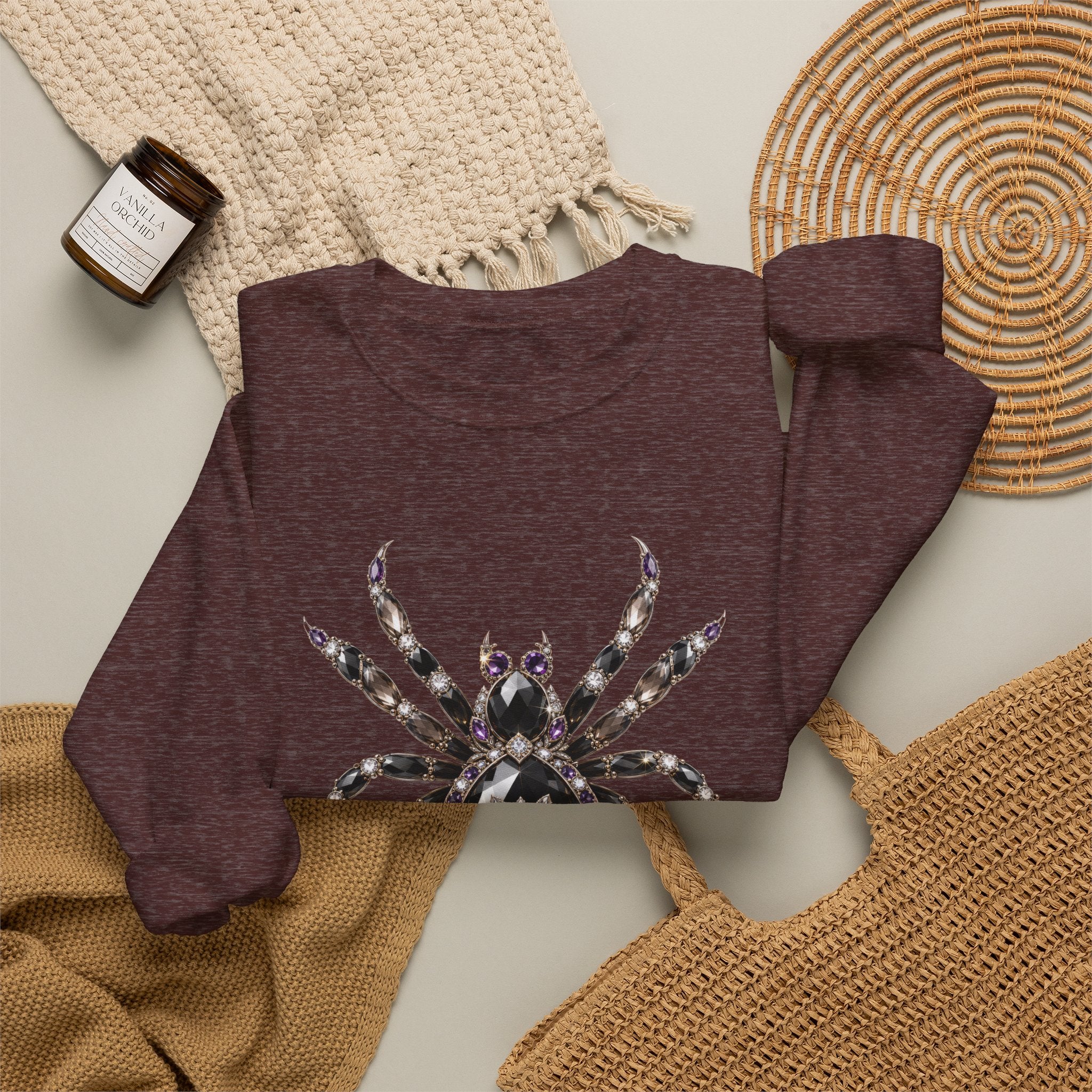 The Jeweled Spider Sweatshirt - Gildan