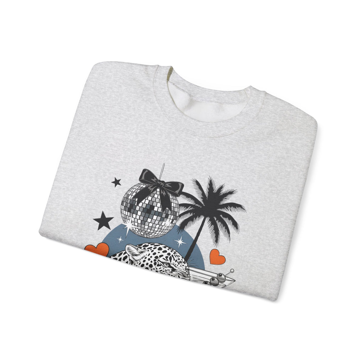 Disco Cheetah Sweatshirt - Gildan