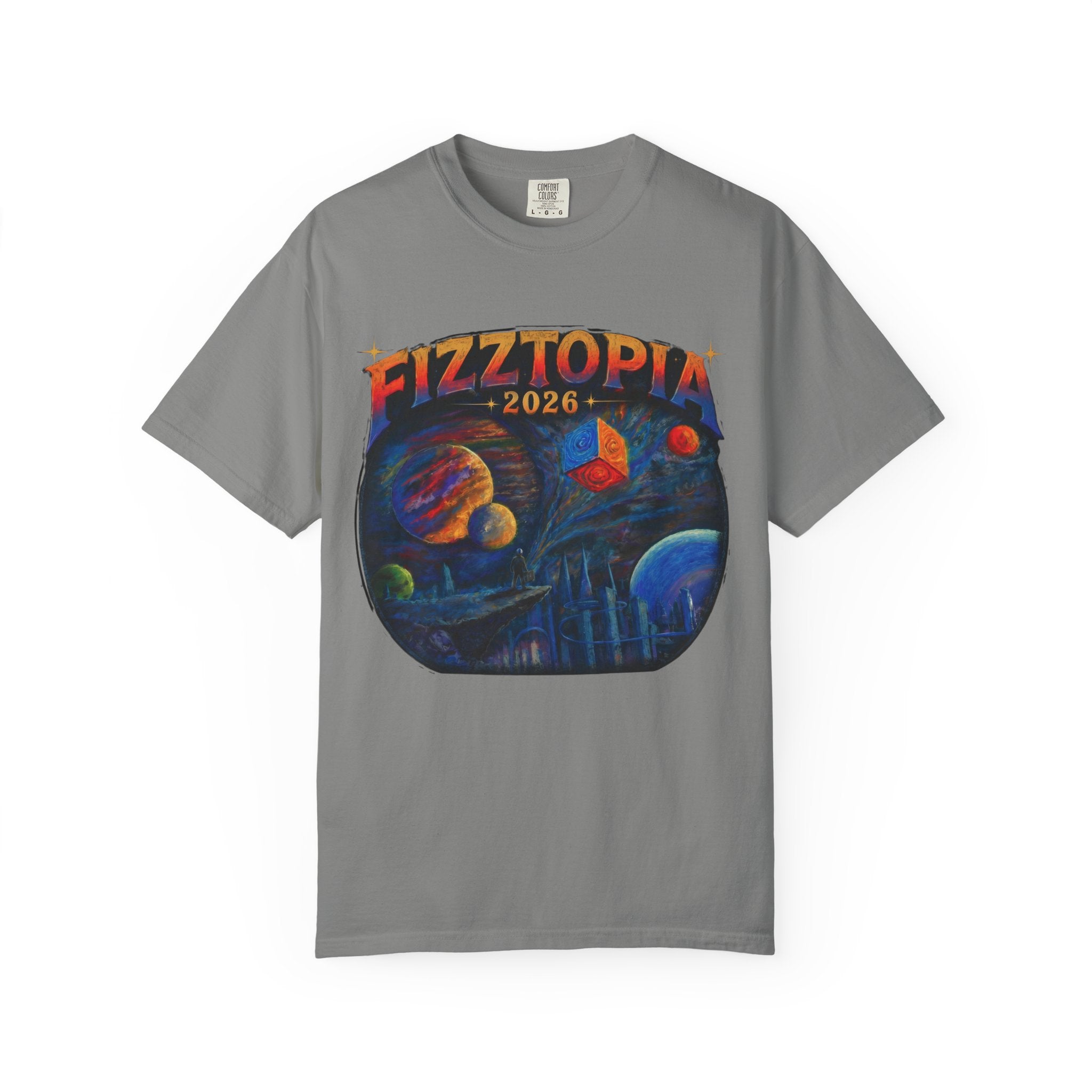 Daddy Ring Bomb's Fizztopia Galaxy Shirt - Comfort Colors