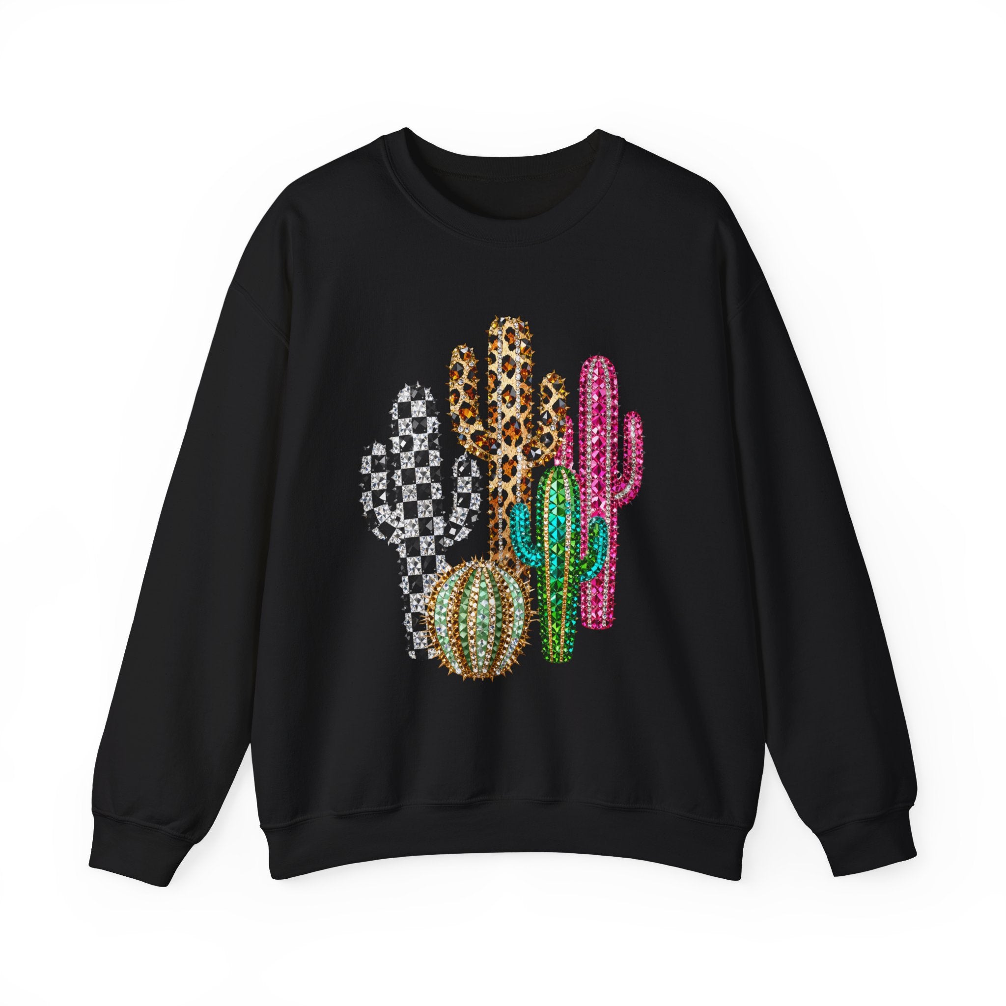 The Jeweled Cactus Sweatshirt - Gildan