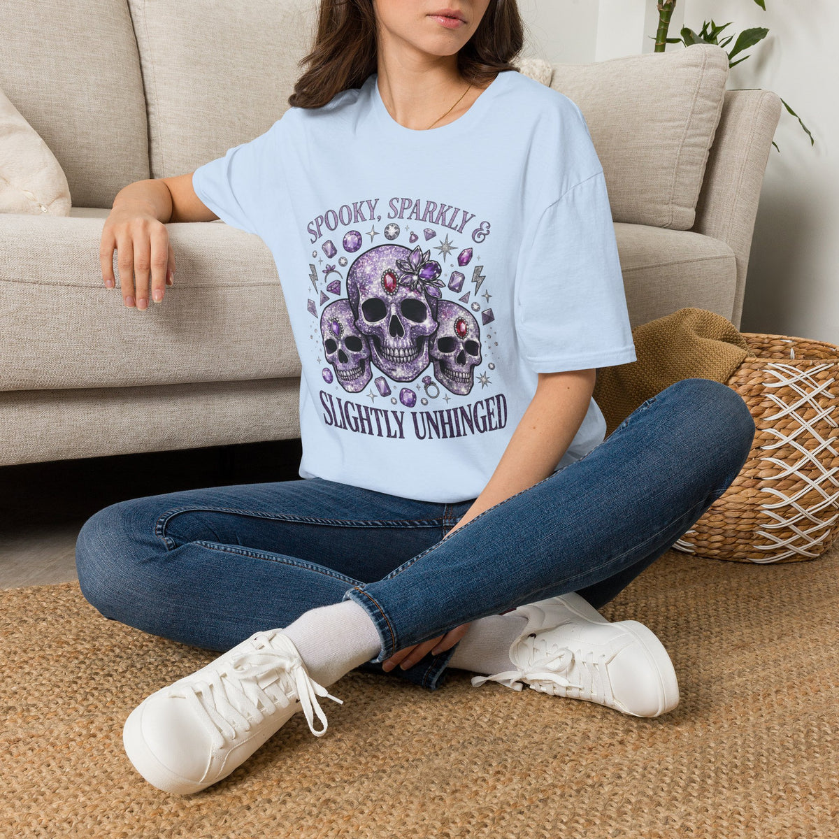 Spooky and Sparkly Tee - Gildan