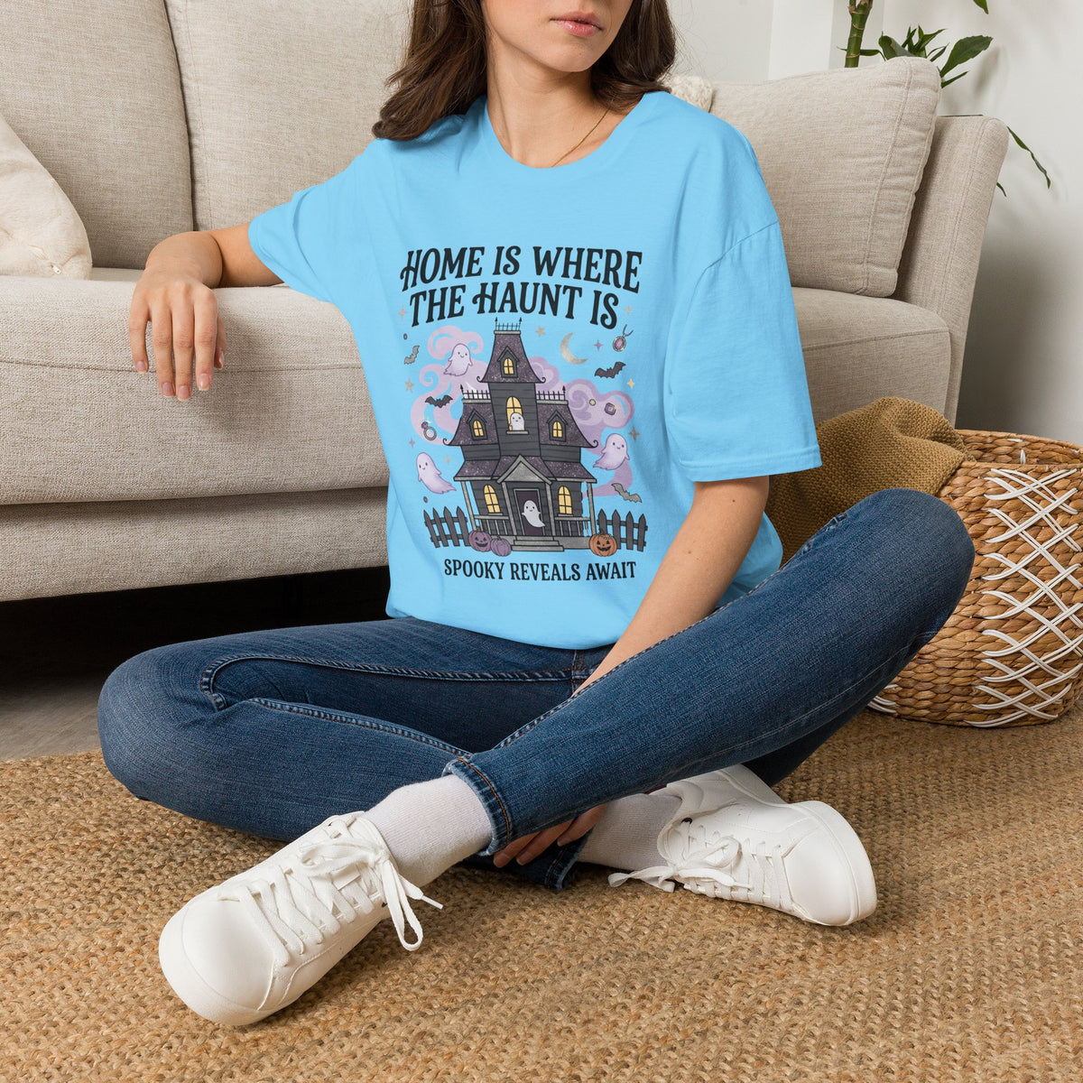 Home Is Where The Haunt Is Tee - Gildan