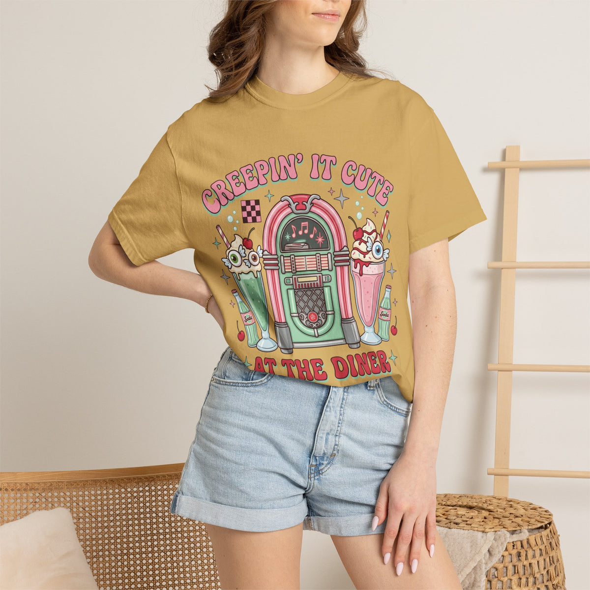 Creepin' It Cute Tee - Comfort Colors