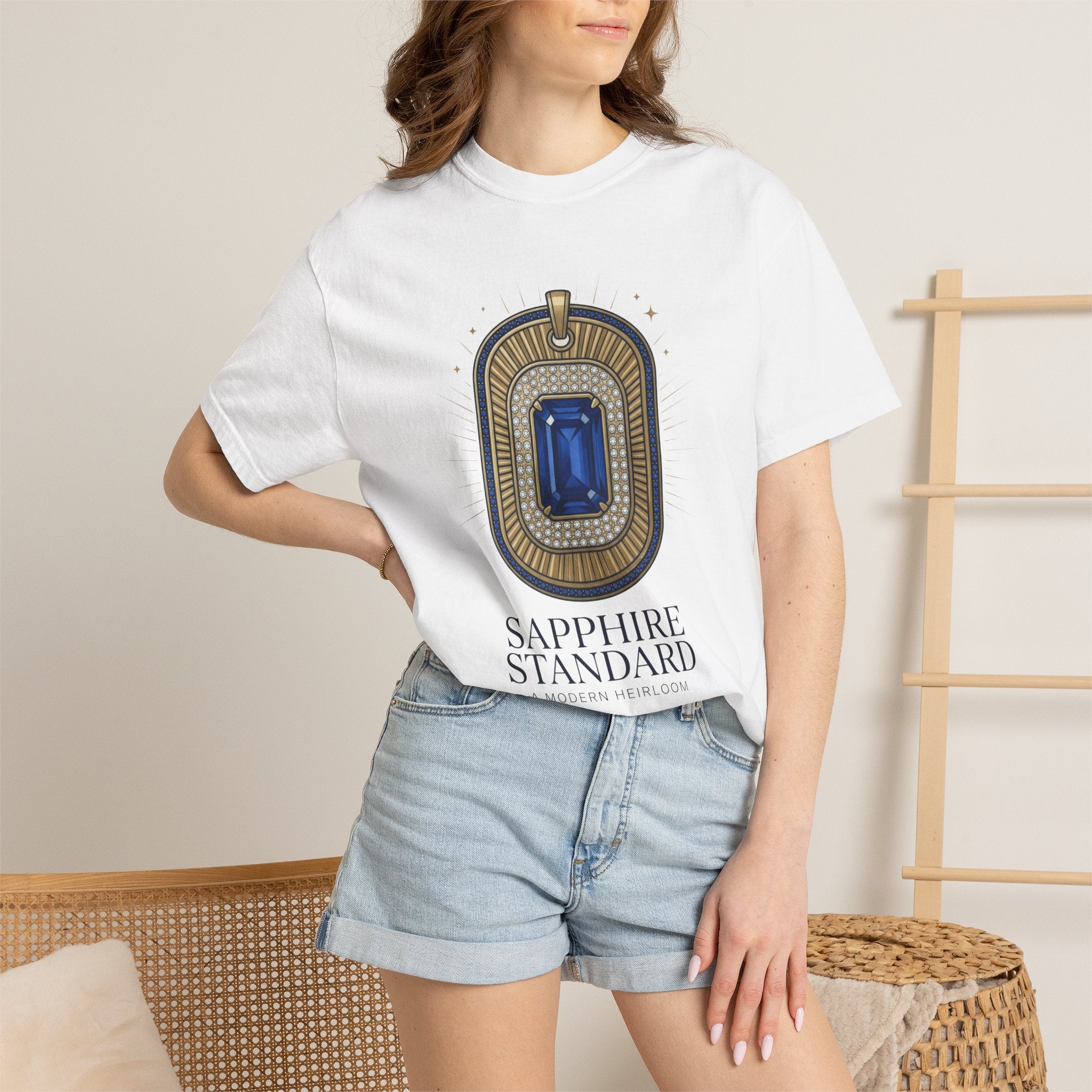 The Sapphire Standard Tee - Comfort Colors