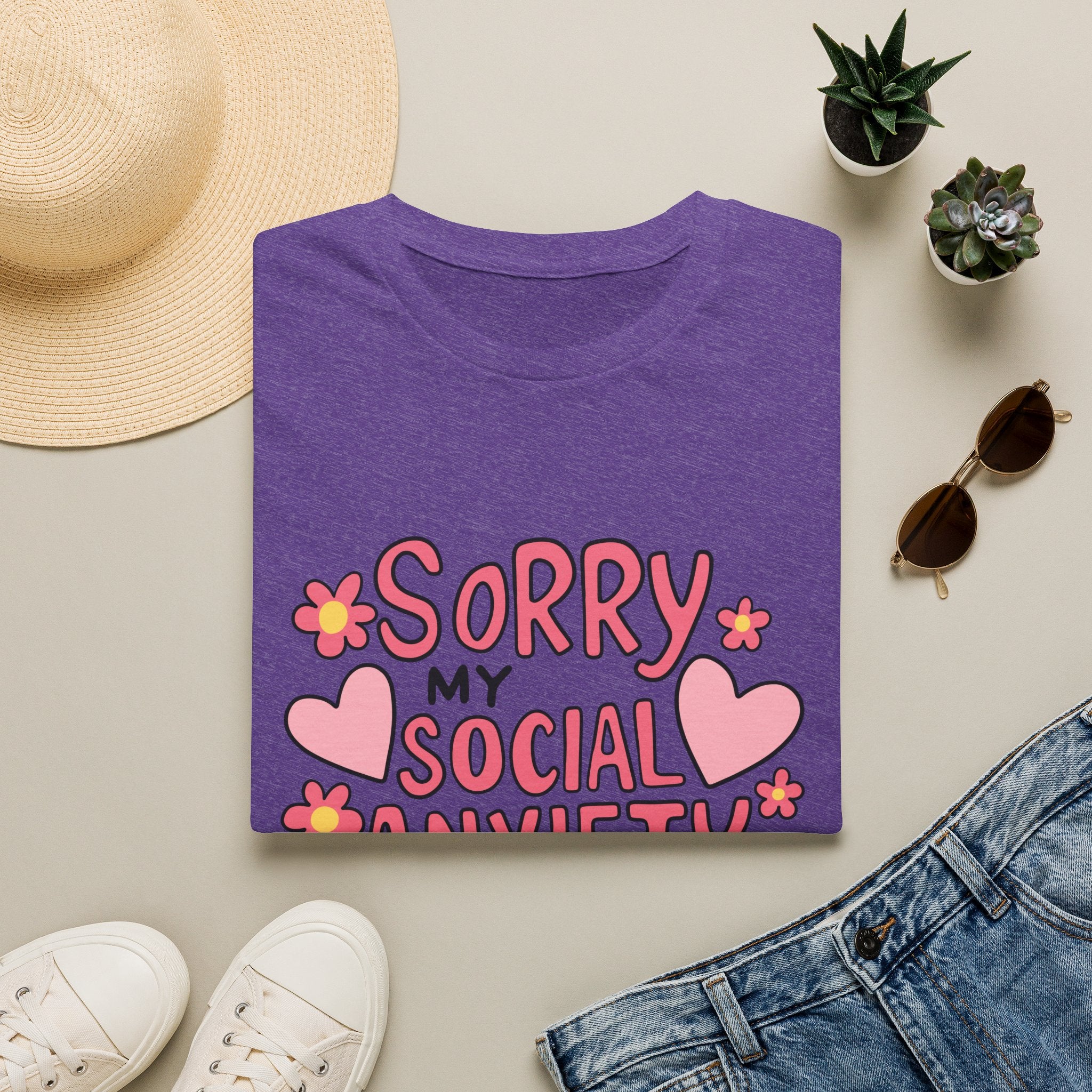 My Social Anxiety Says No Tee- Gildan