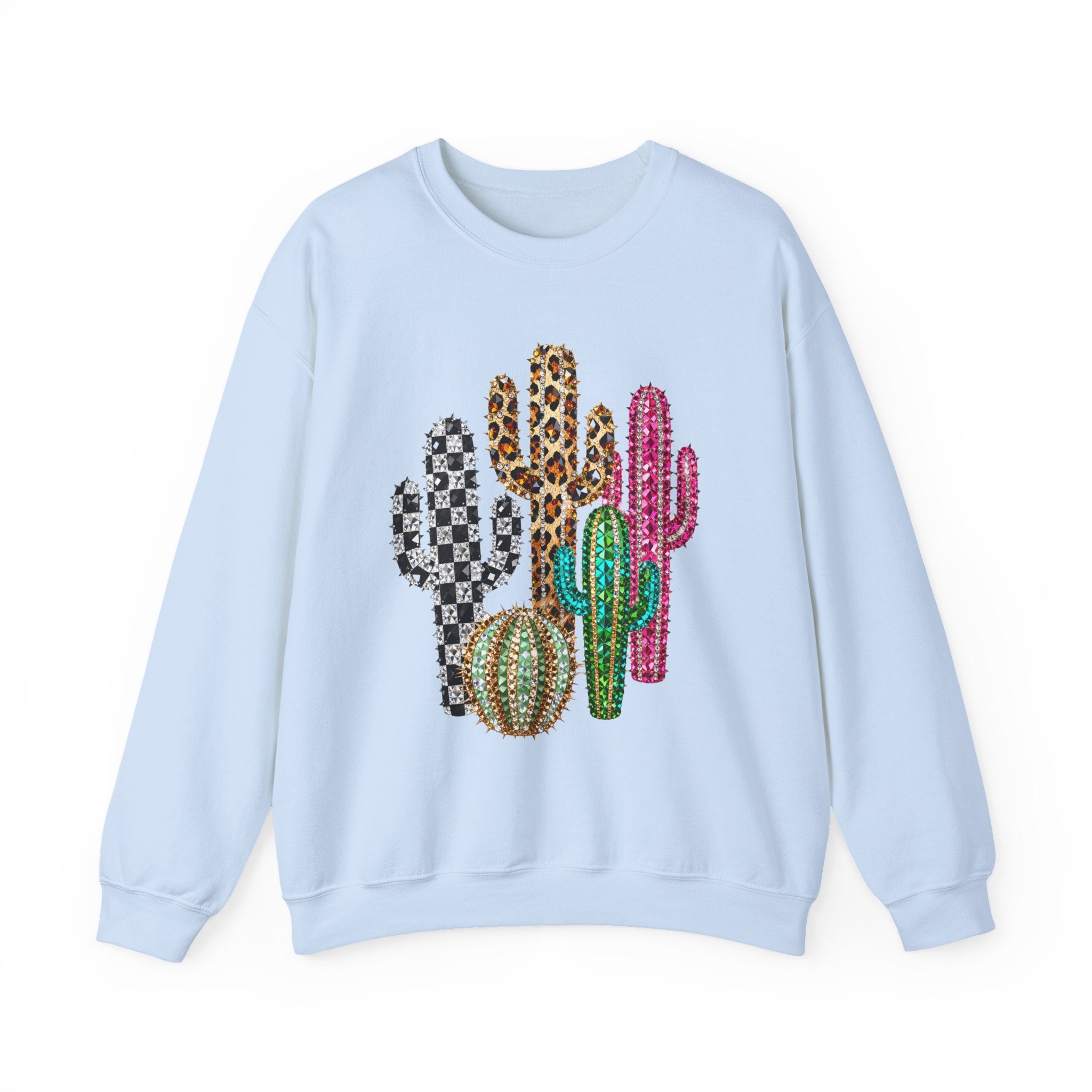 The Jeweled Cactus Sweatshirt - Gildan