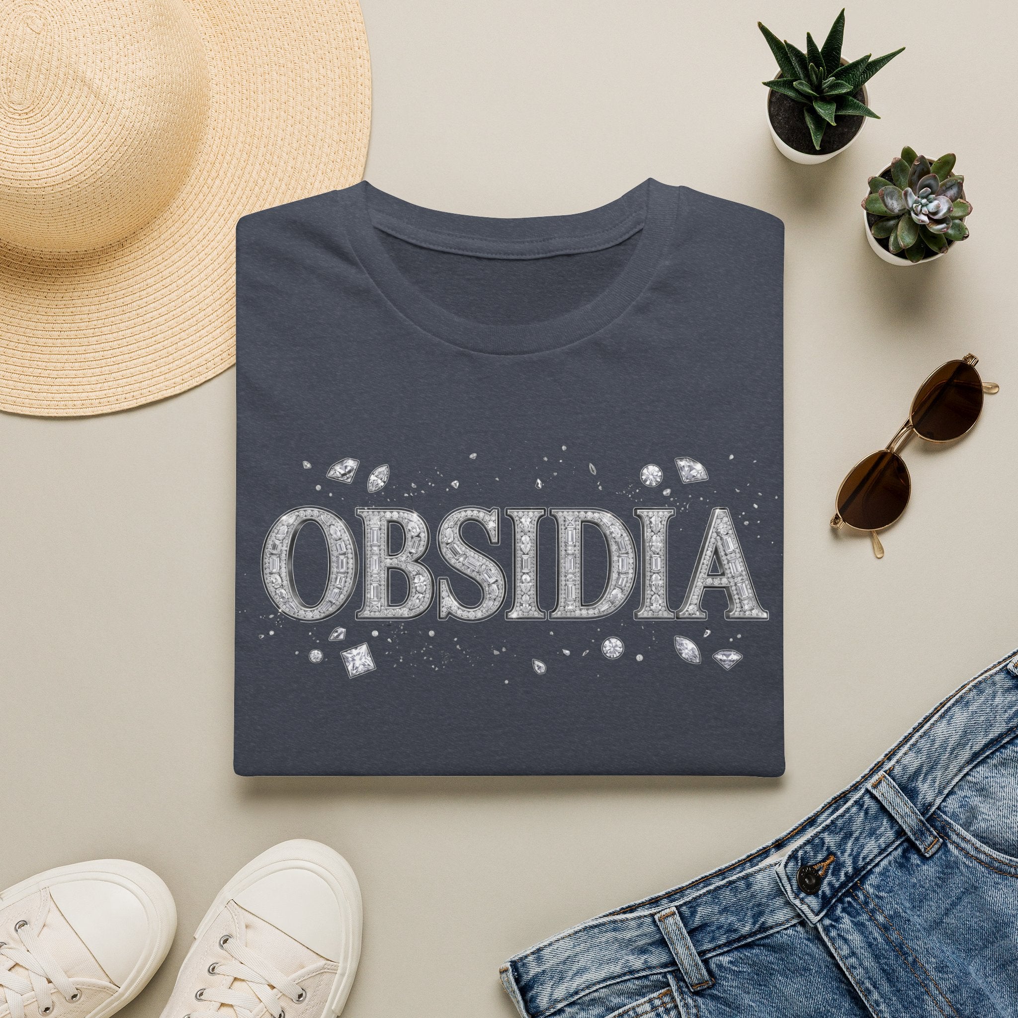 Obsidia Jewel Tee - Gildan