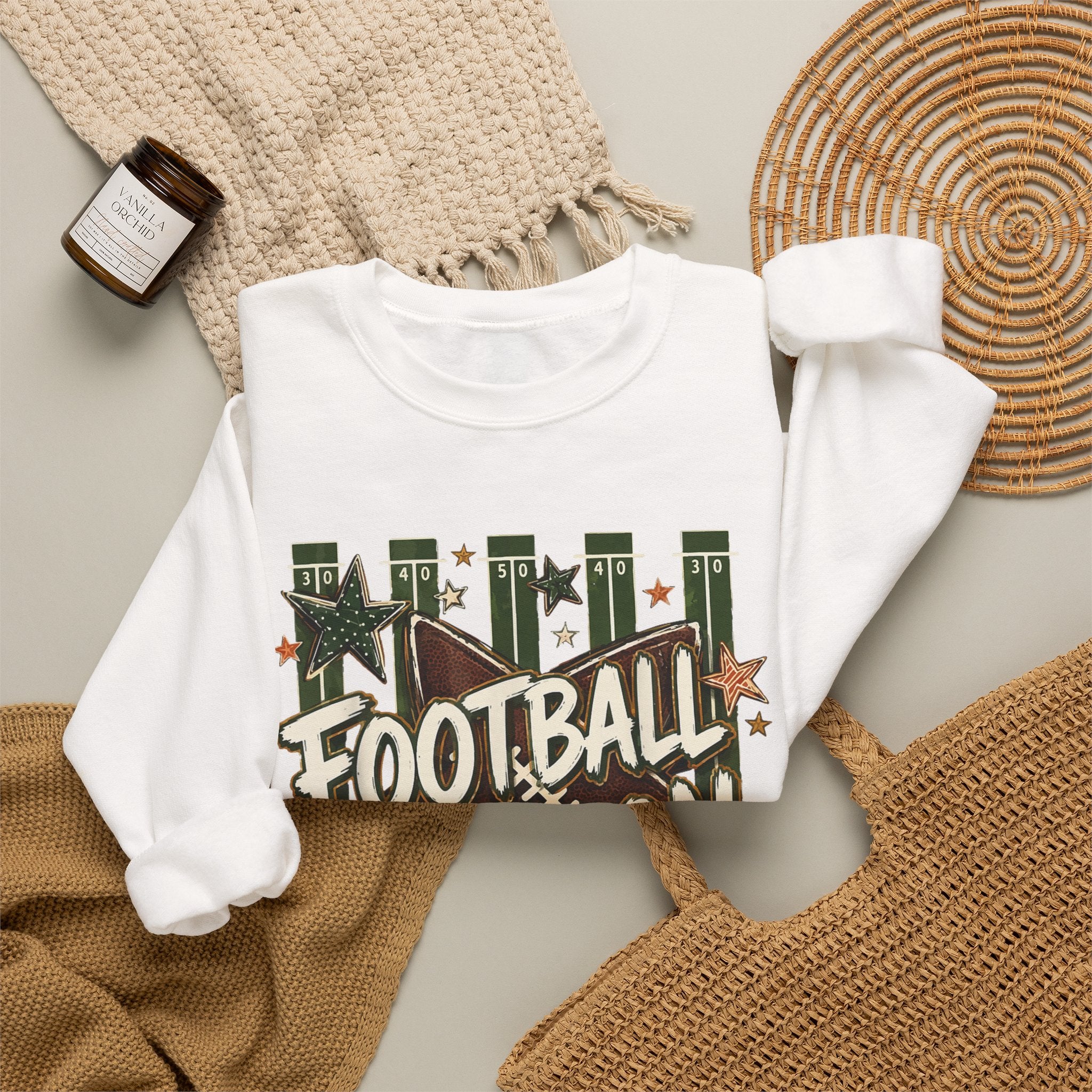 Football Season Sweatshirt - Gildan