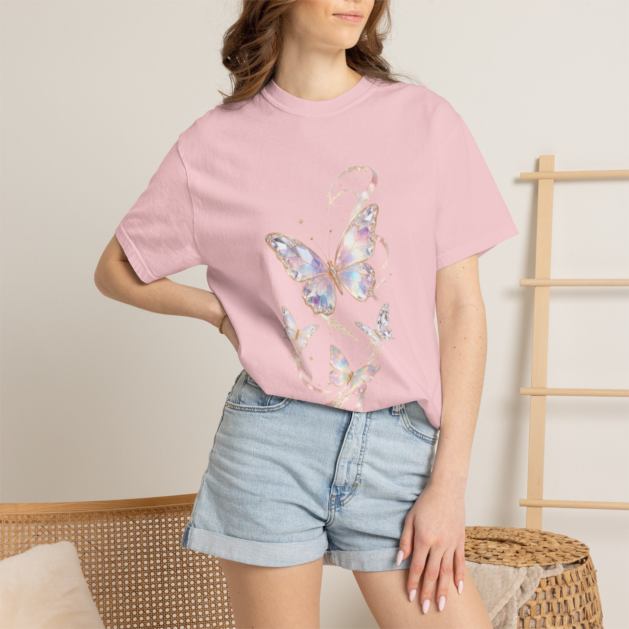 Halo Butterfly Tee - Comfort Colors