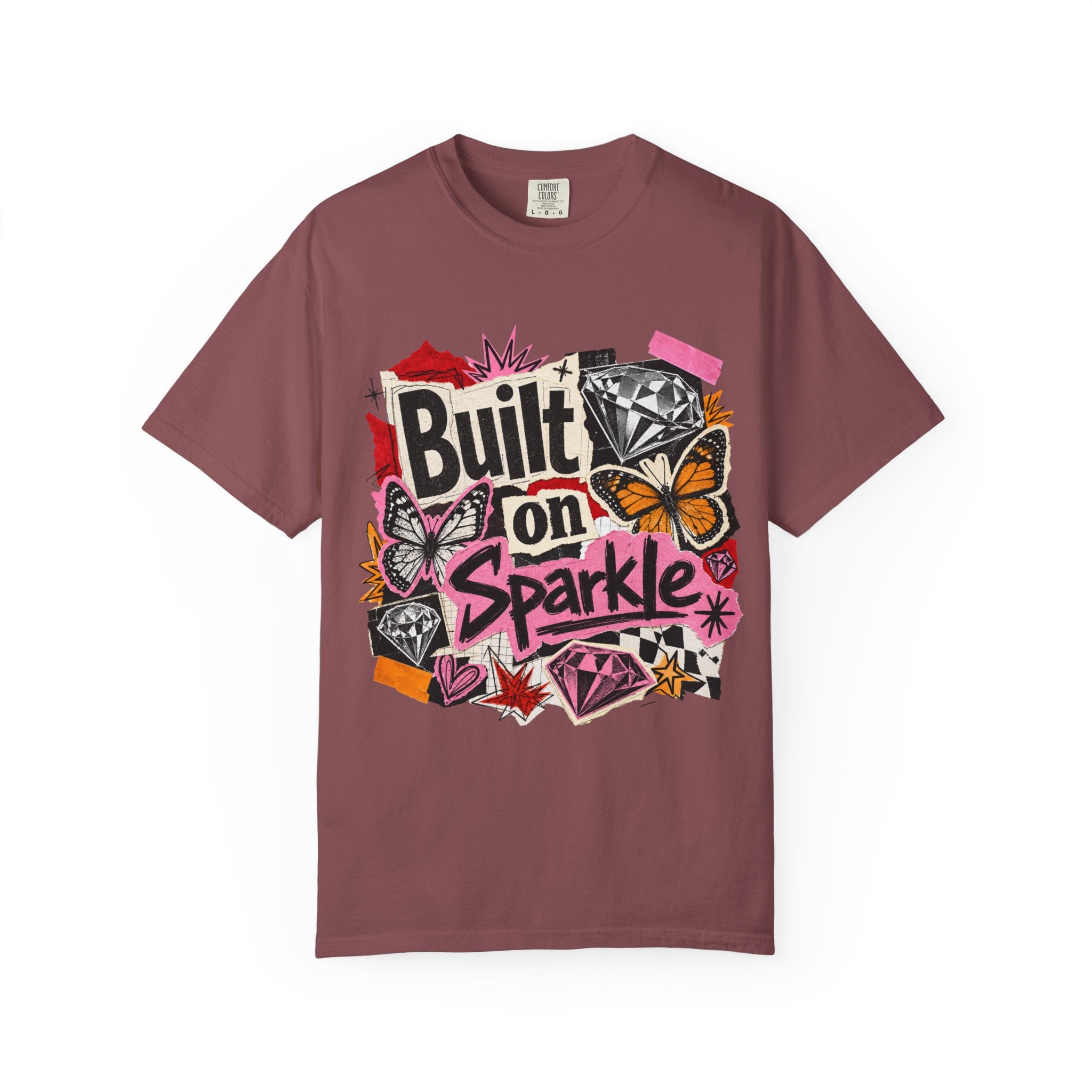 Built on Sparkle Tee - Comfort Colors