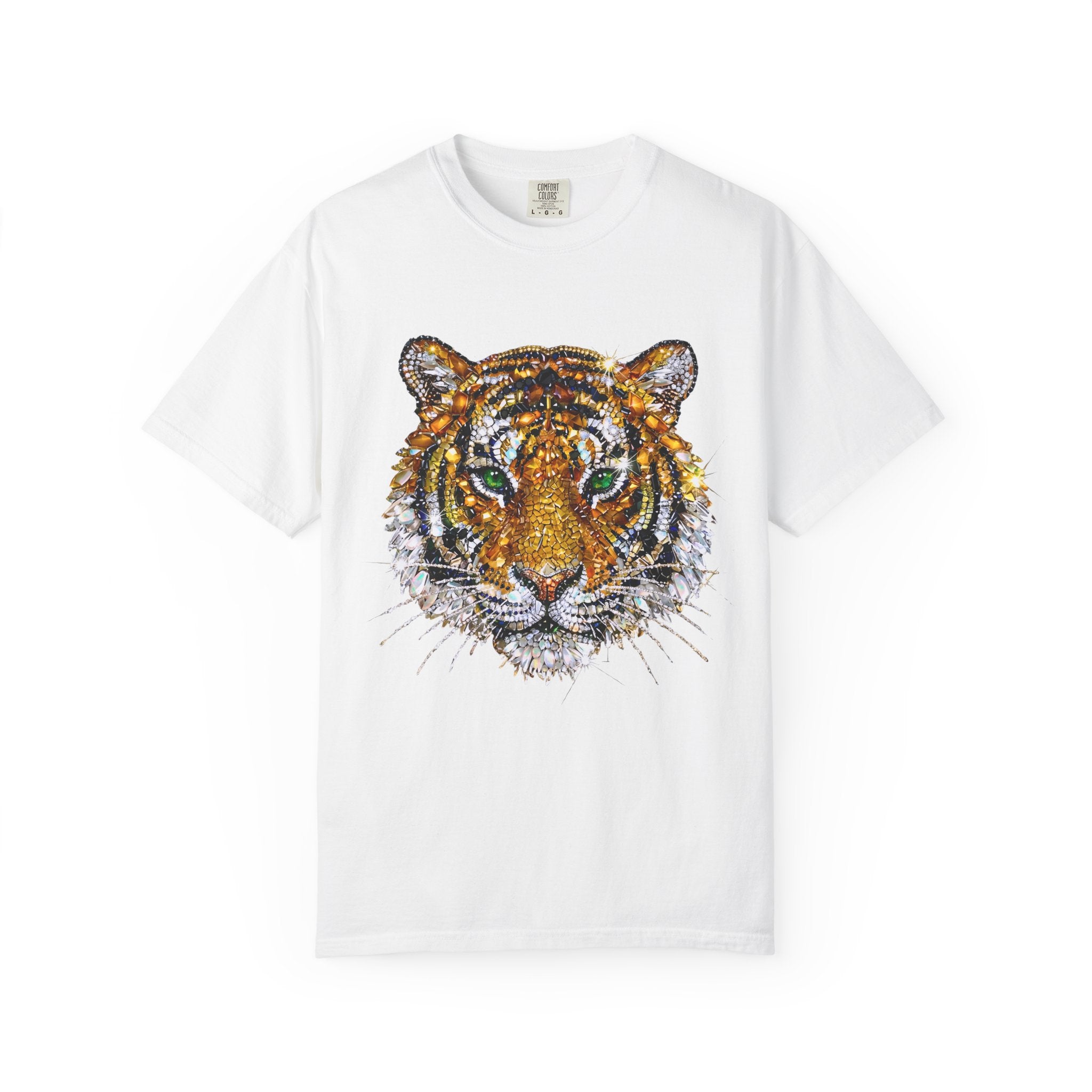 Jeweled Tiger Tee - Comfort Colors